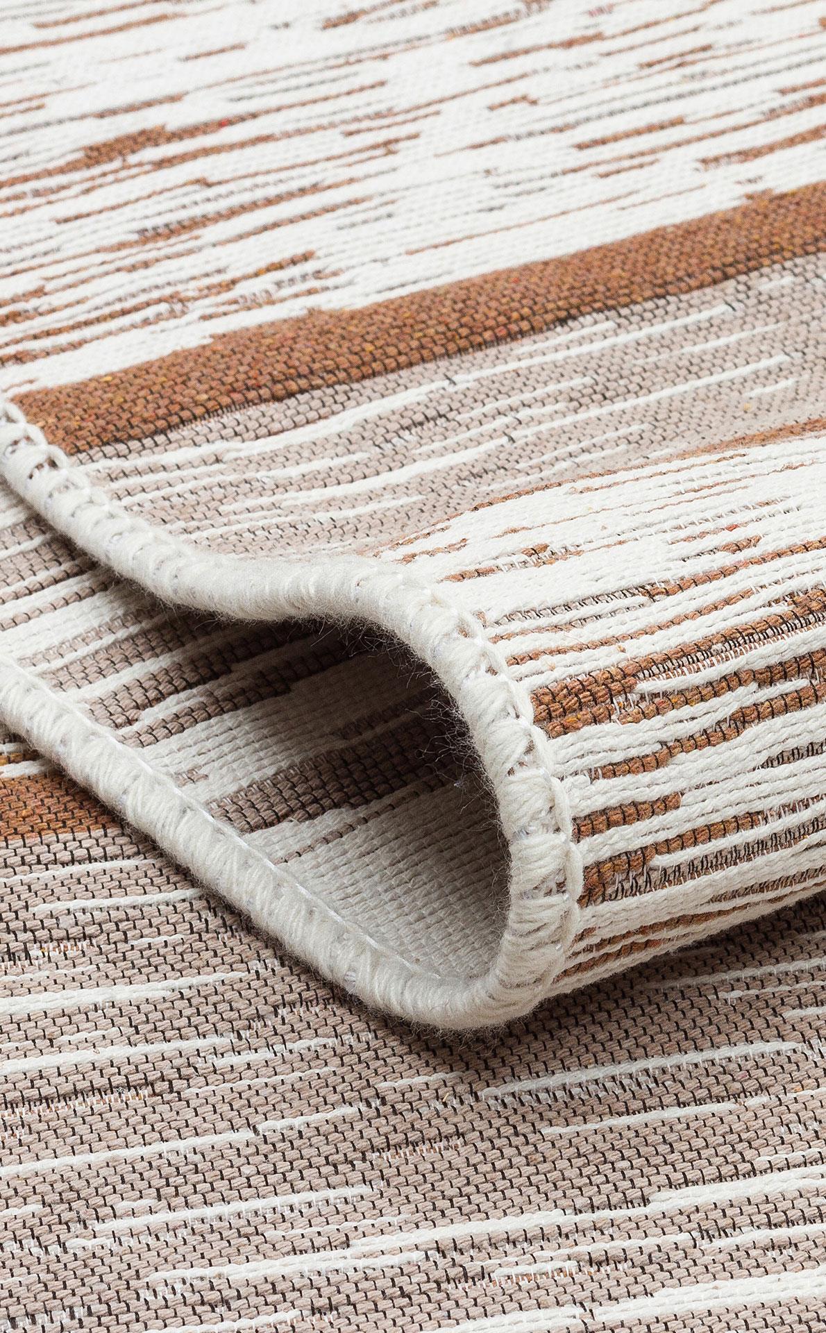Yıkanabilir Çift Taraflı Modern Desenli Dokuma Kilim