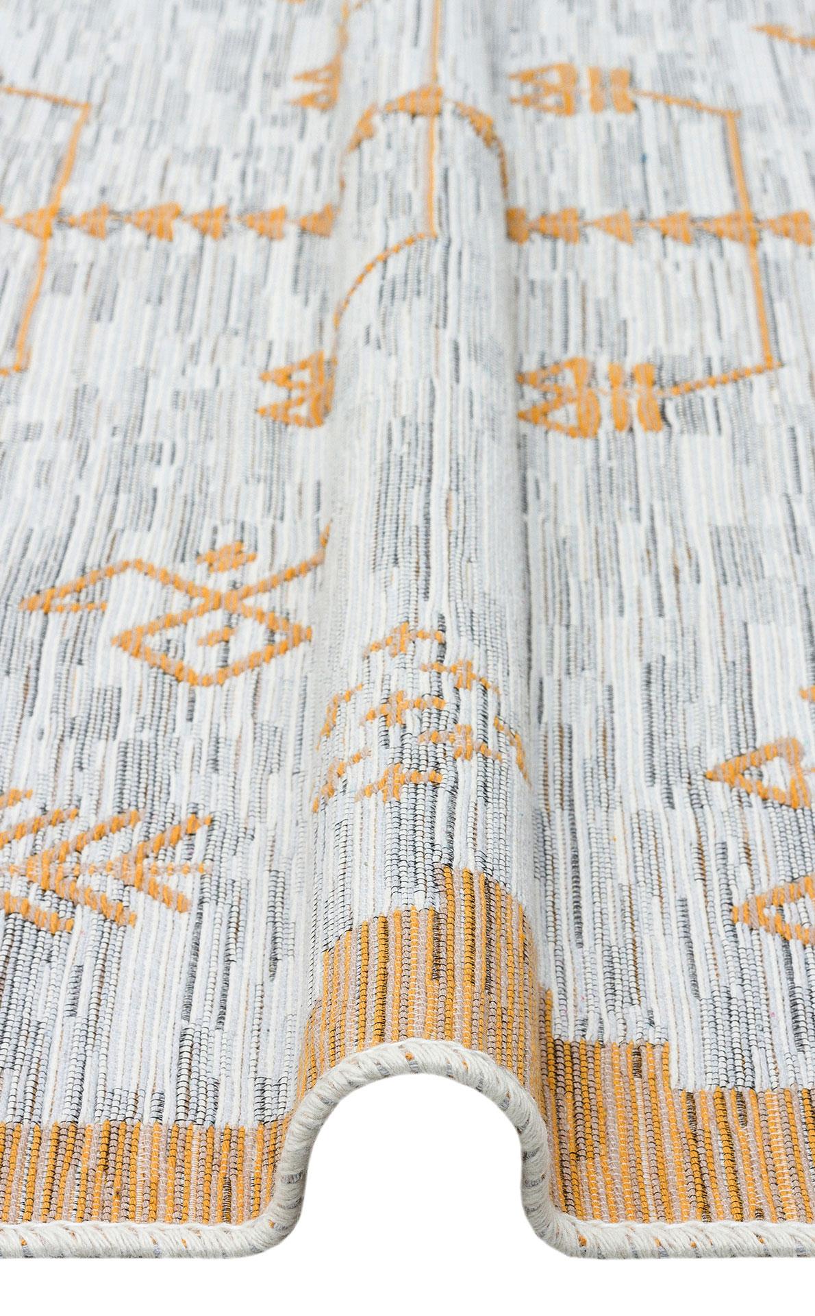 Yıkanabilir Çift Taraflı Modern Desenli Dokuma Kilim