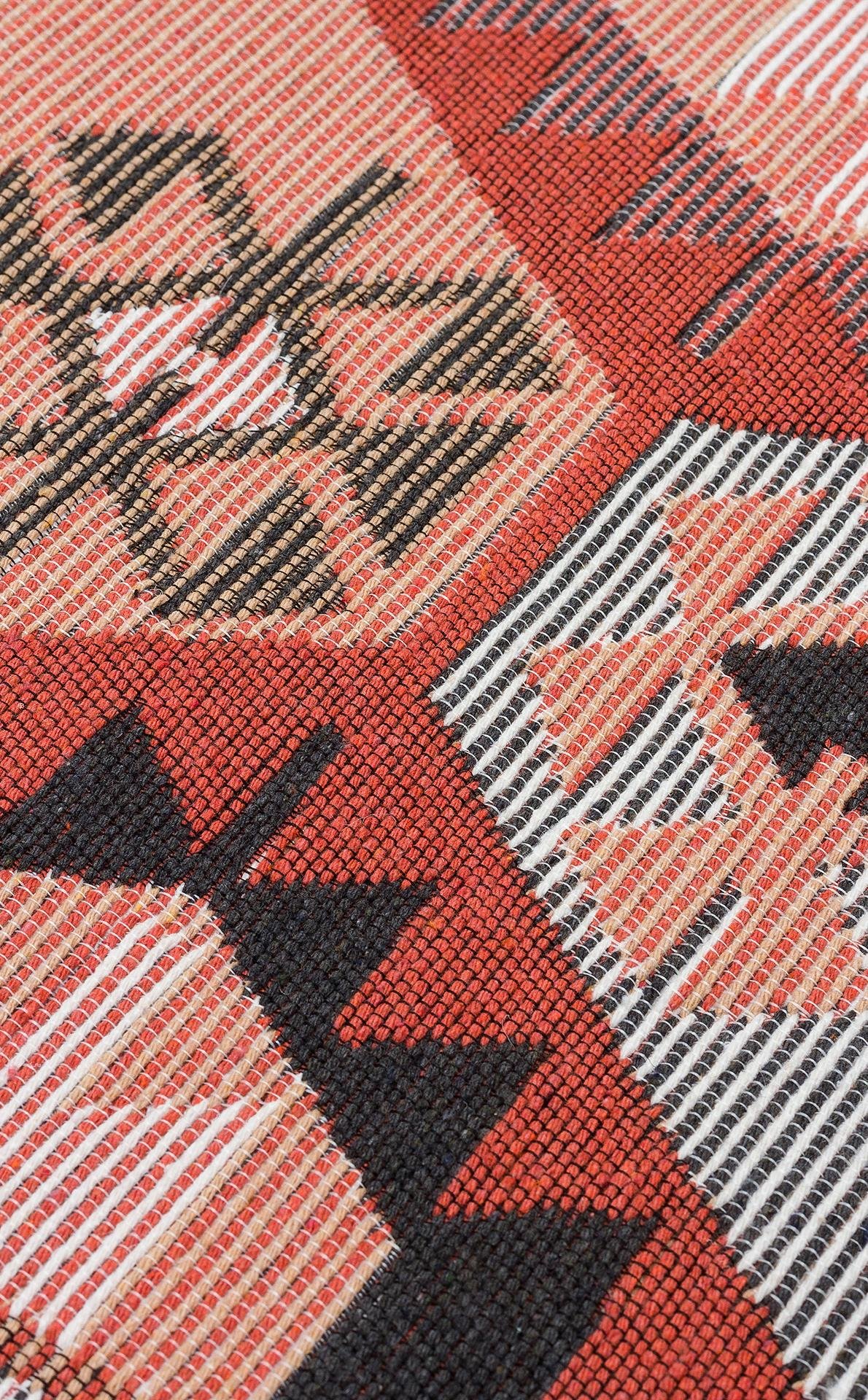 Yıkanabilir Çift Taraflı Modern Desenli Dokuma Kilim