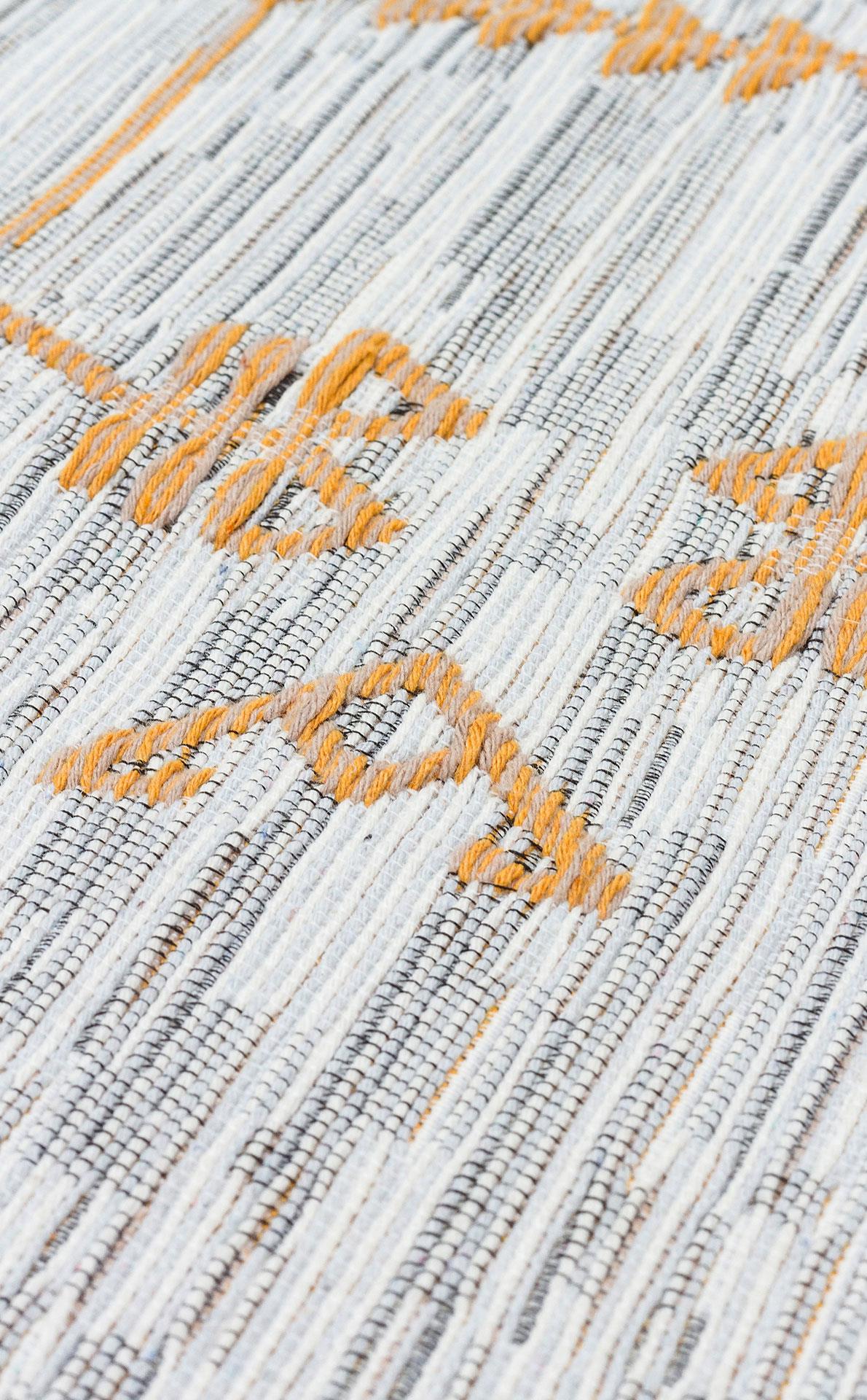 Yıkanabilir Çift Taraflı Modern Desenli Dokuma Kilim