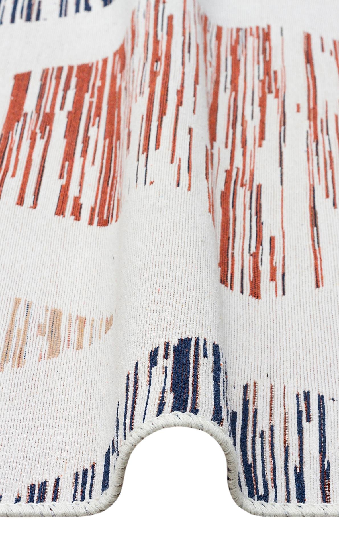 Yıkanabilir Çift Taraflı Modern Desenli Dokuma Kilim