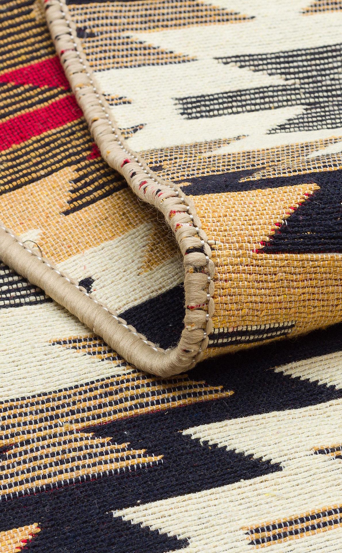 Yıkanabilir Çift Taraflı Modern Desenli Dokuma Kilim