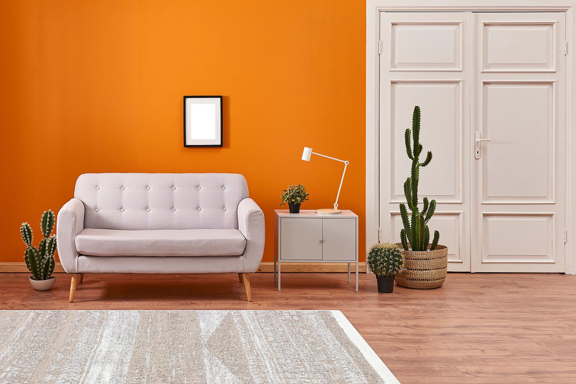 Yıkanabilir Çift Taraflı Modern Desenli Dokuma Kilim