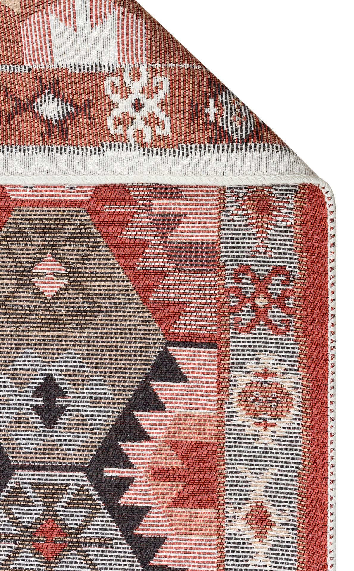 Yıkanabilir Çift Taraflı Modern Desenli Dokuma Kilim