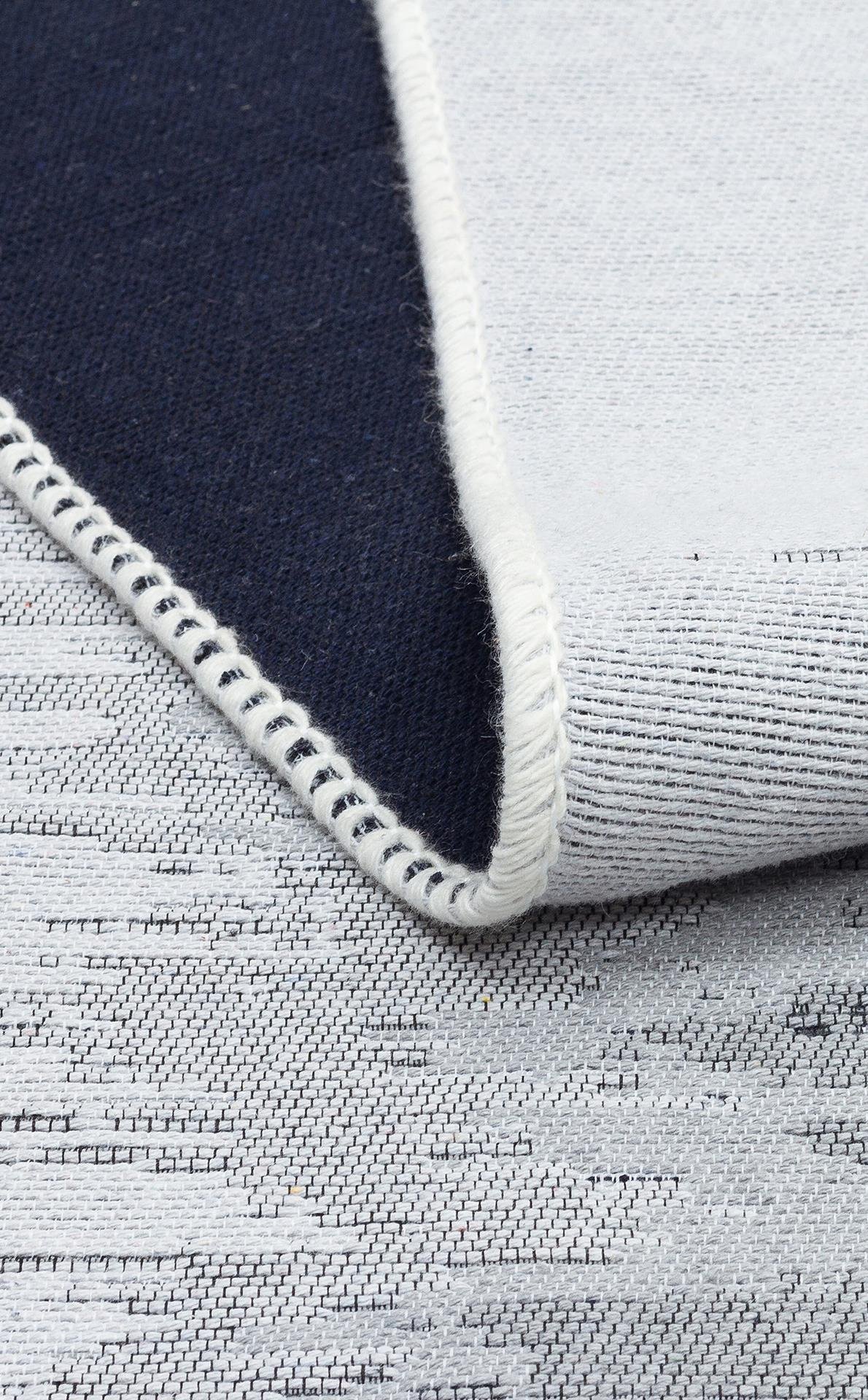 Yıkanabilir Çift Taraflı Modern Desenli Dokuma Kilim