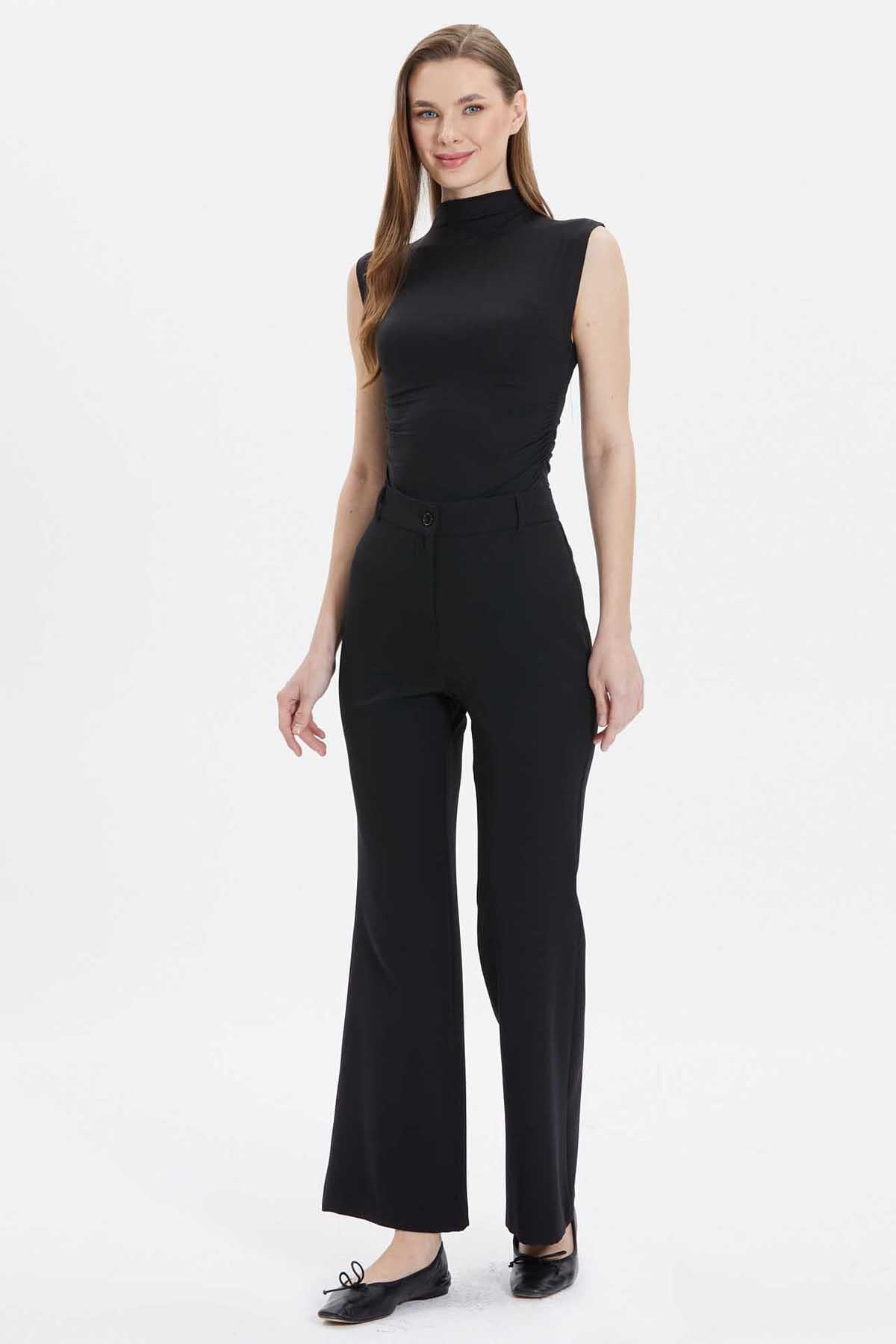 İspanyol Paça Pantolon  /  SİYAH