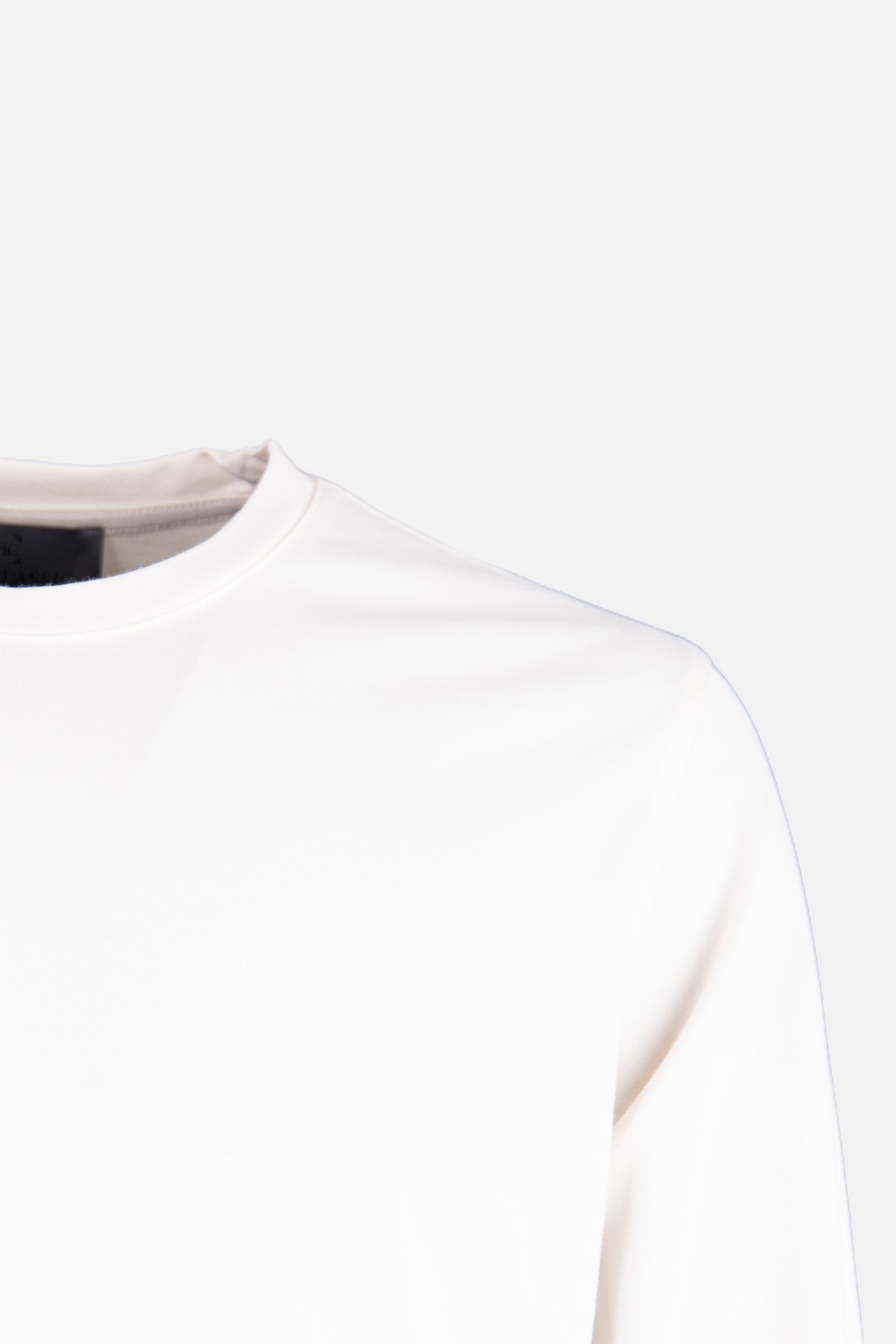 Bisiklet Yaka Sweatshirt Bej