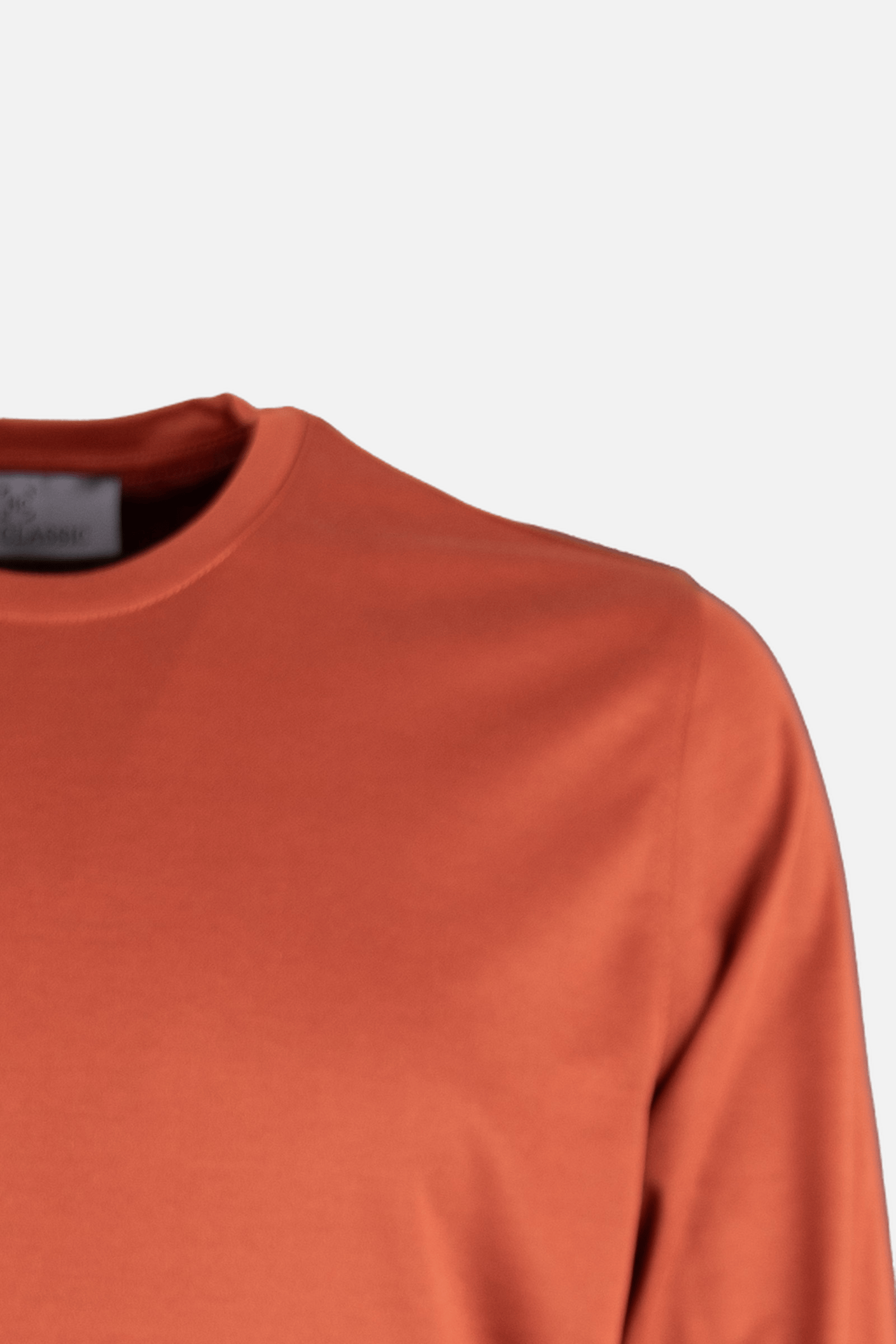 Bisiklet Yaka Sweatshirt Kiremit