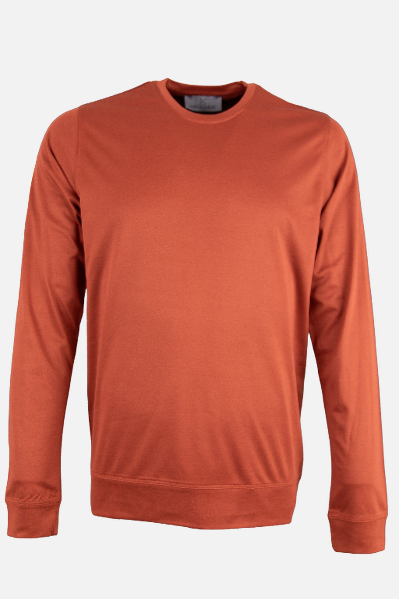 Bisiklet Yaka Sweatshirt Kiremit