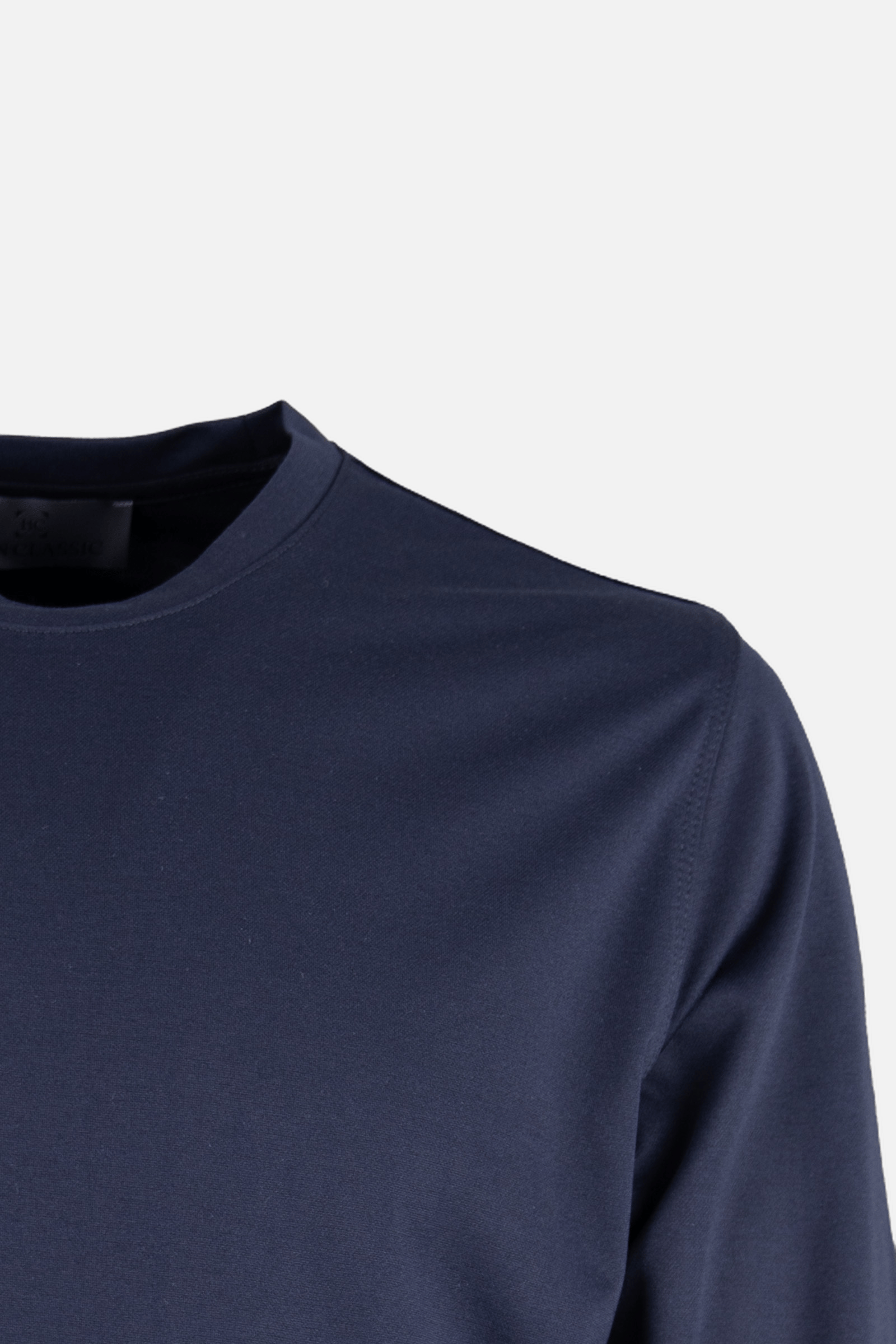 Bisiklet Yaka Sweatshirt Lacivert