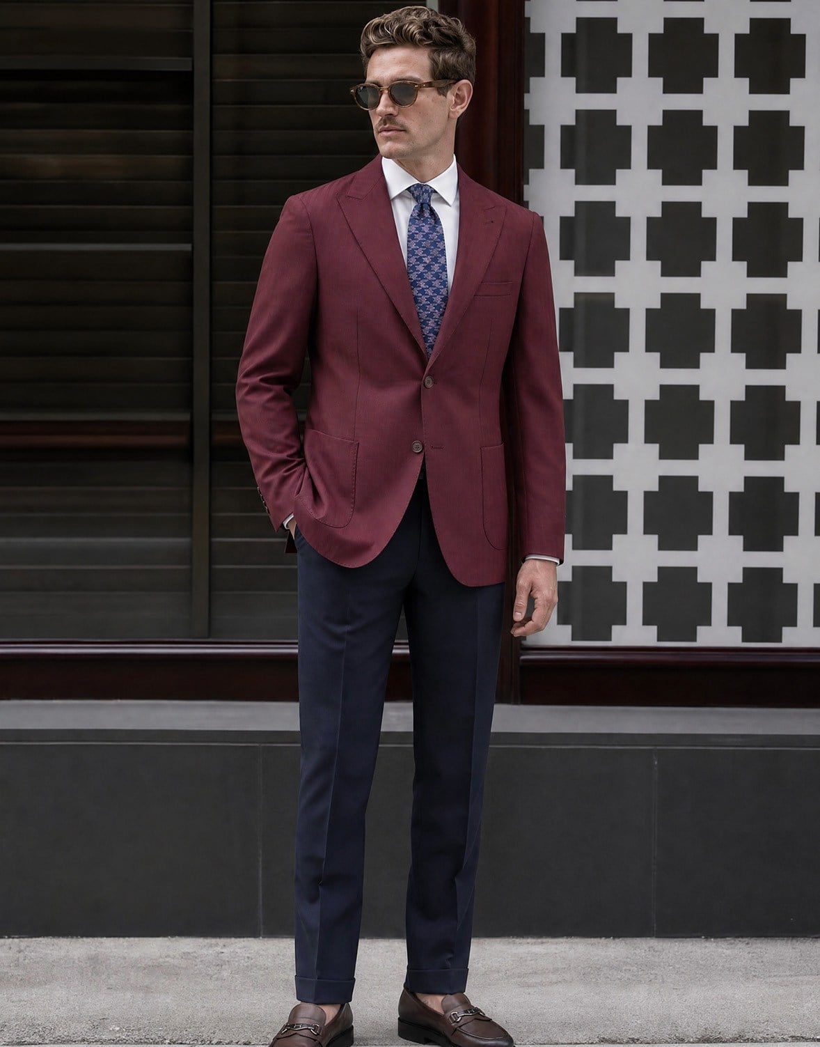 Elba Ceket | Bordo