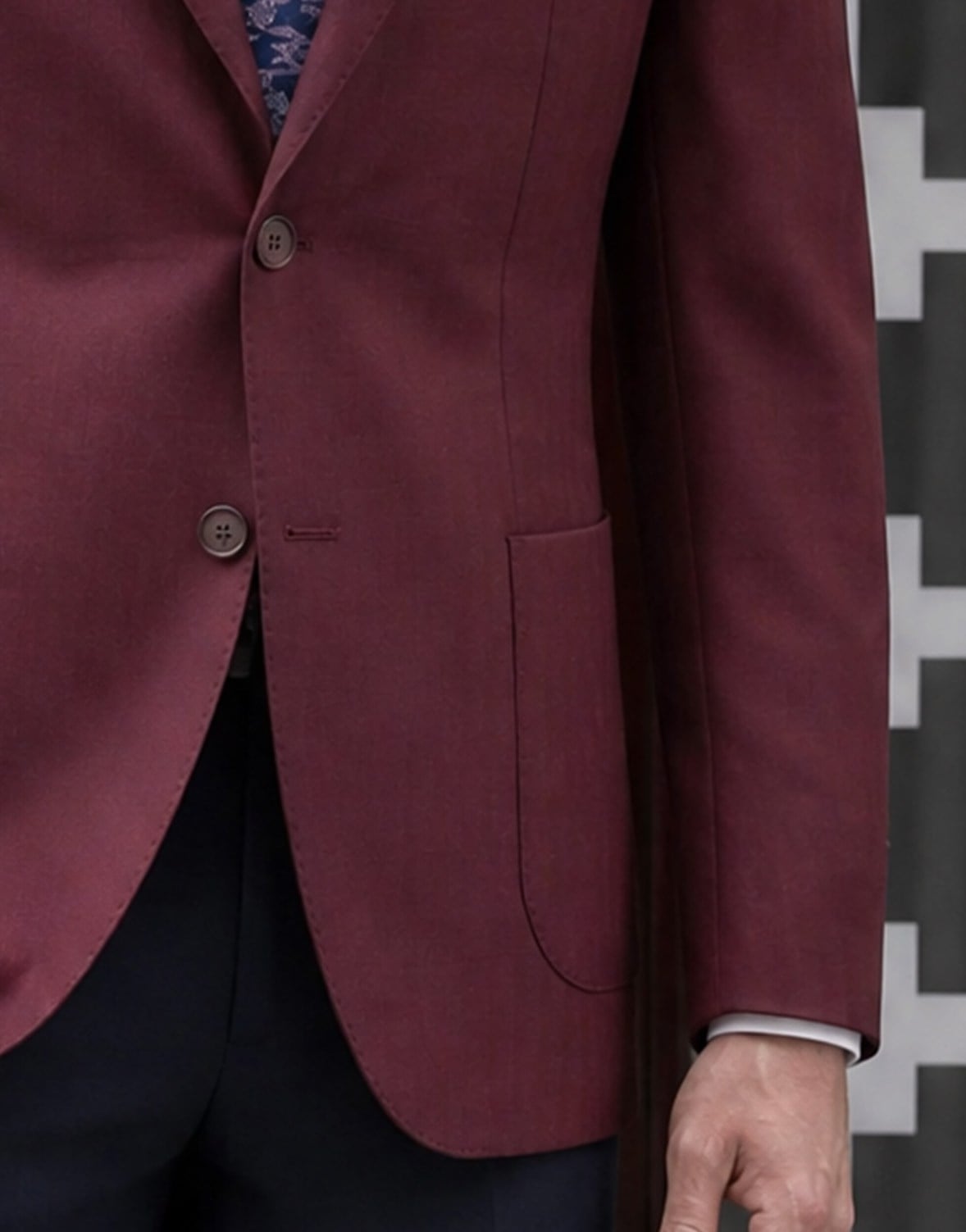 Elba Ceket | Bordo