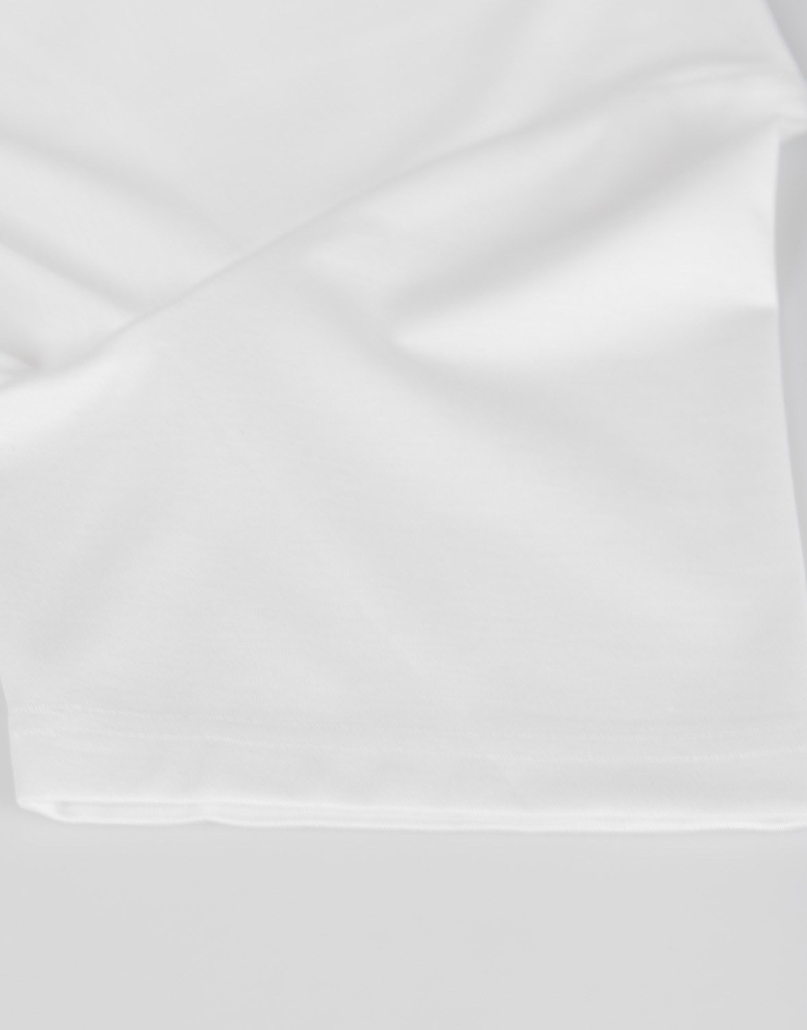 Erkek Bisiklet Yaka Tshirt Beyaz