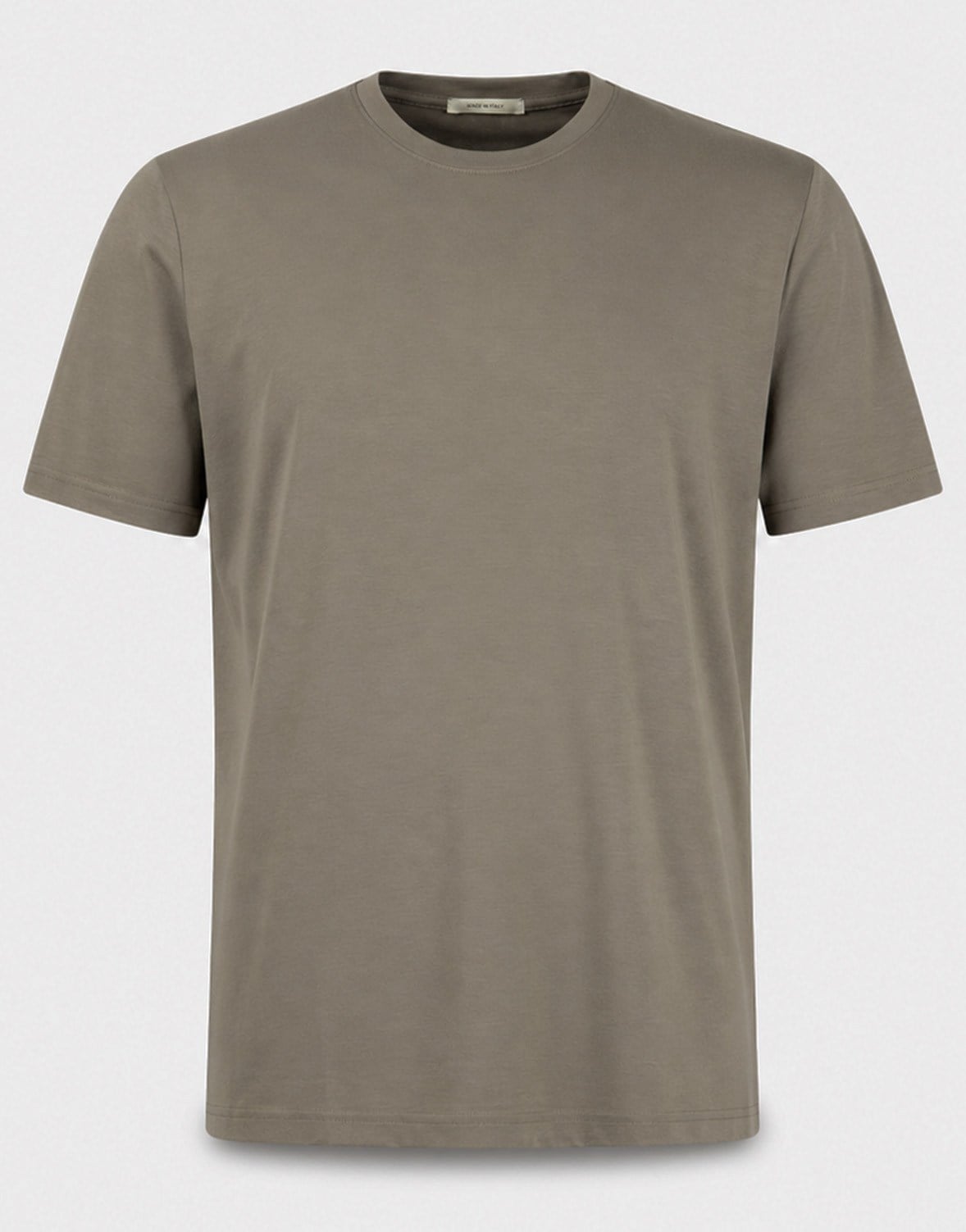 Erkek Bisiklet Yaka Tshirt Haki