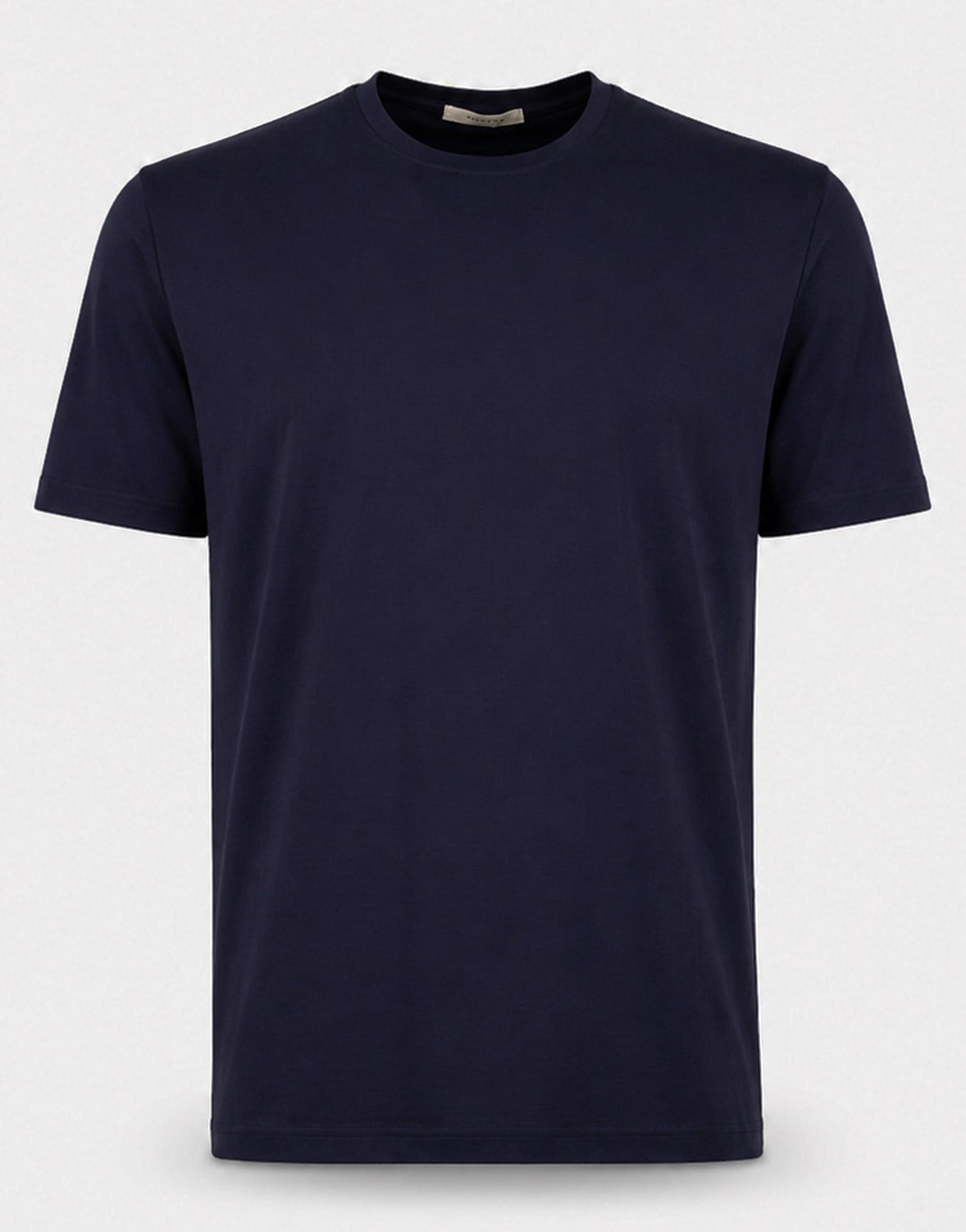 Erkek Bisiklet Yaka Tshirt Lacivert