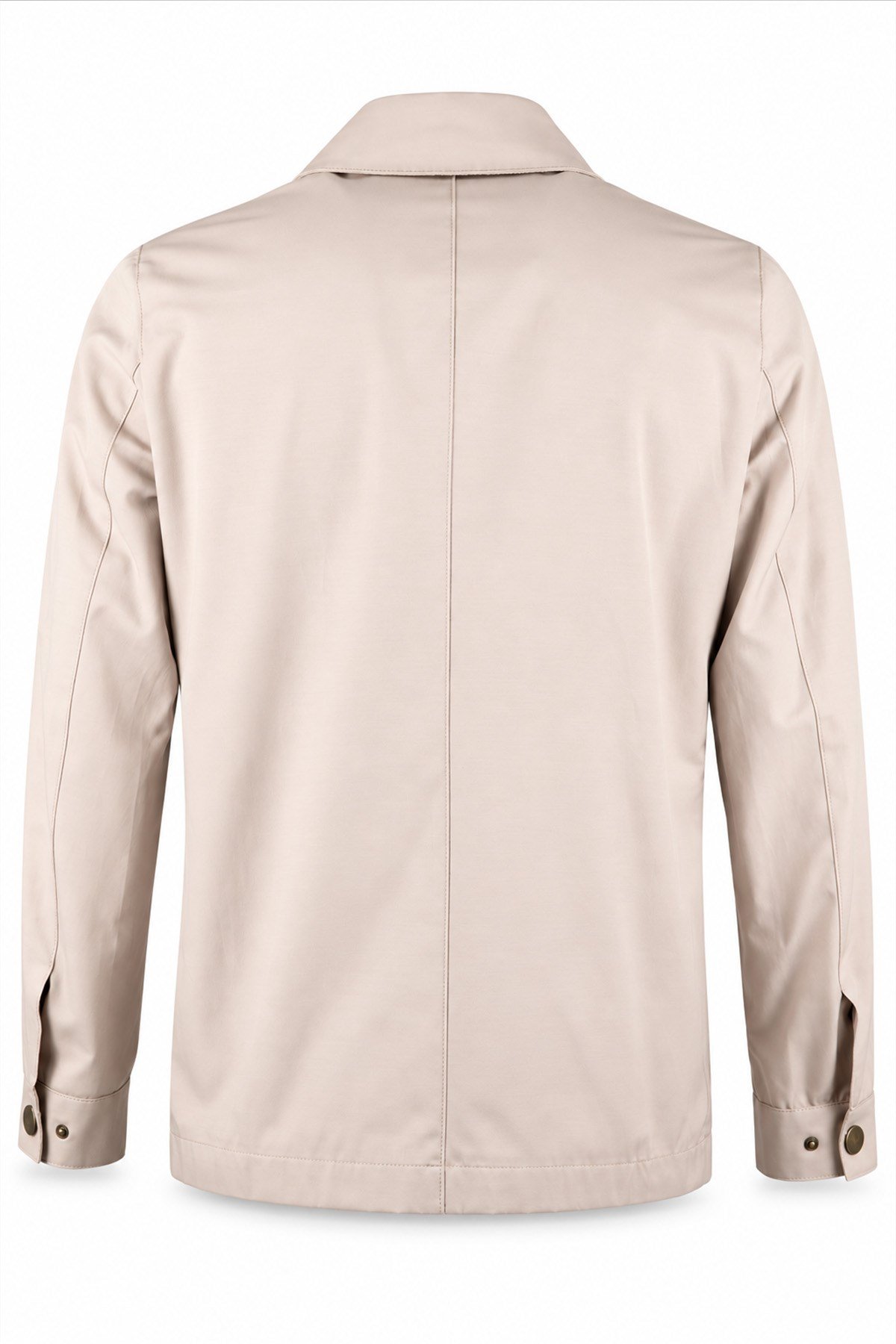 Erkek Çıtçıtlı Casual Mont Bej