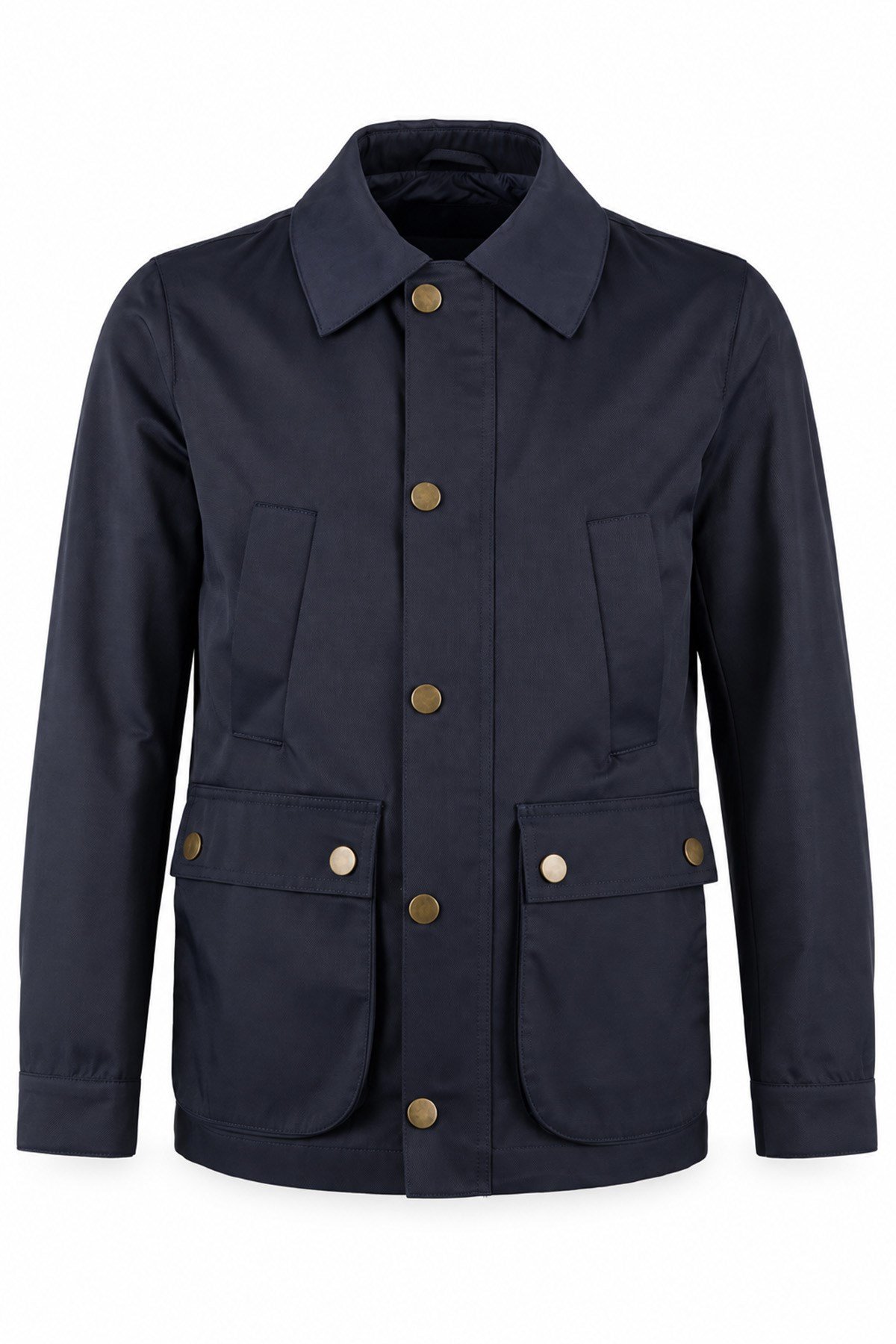 Erkek Çıtçıtlı Casual Mont Lacivert