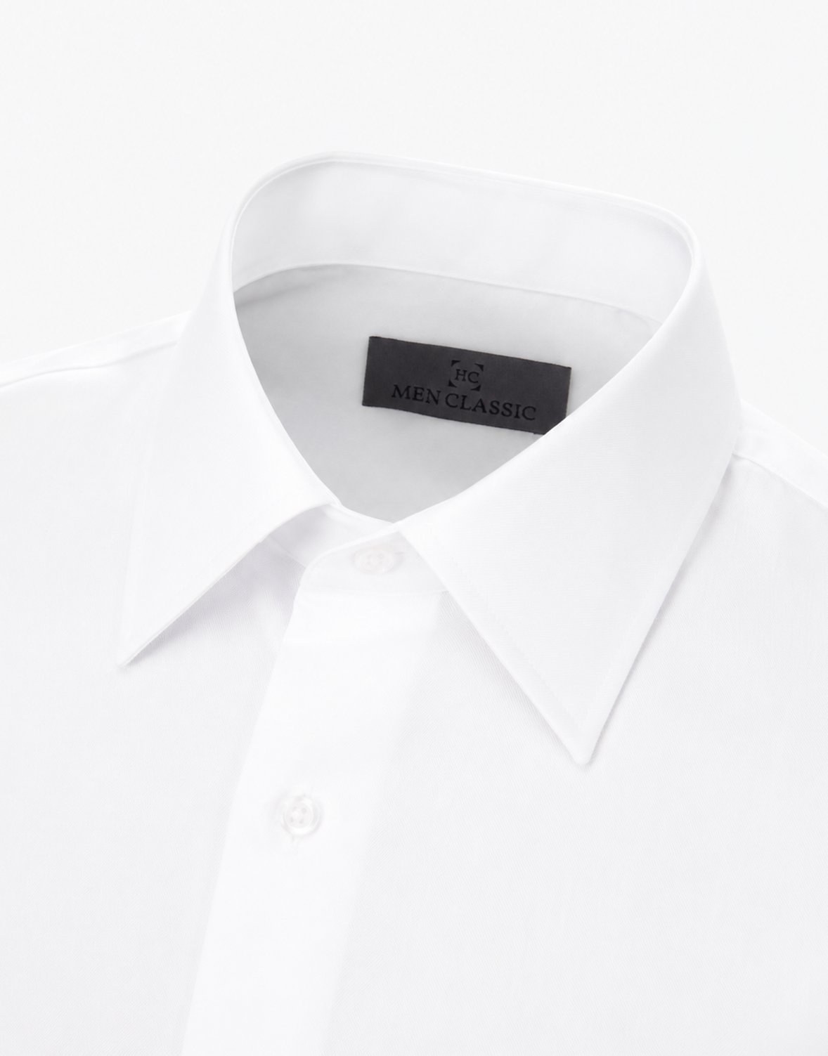 Erkek İngiliz Yaka Pamuk Non İron Modern Fit Gömlek Beyaz