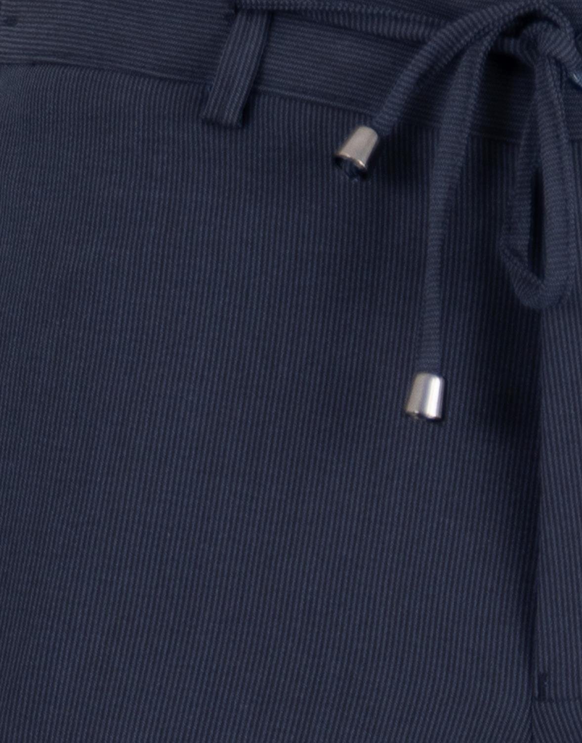 Erkek Jogger Pantolon Bağcıklı Modern Fit Dokulu Lacivert