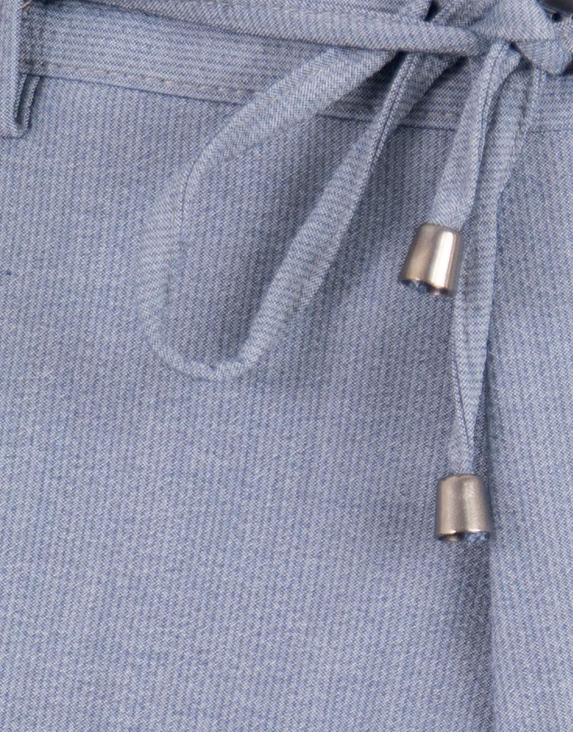 Erkek Jogger Pantolon Bağcıklı Modern Fit Dokulu Mavi