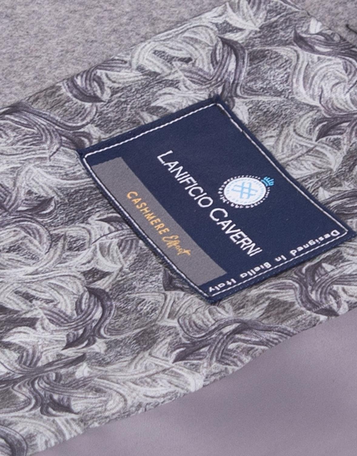 Erkek Kaban Klasik Sivri Yaka Modern Fit Yün Gri