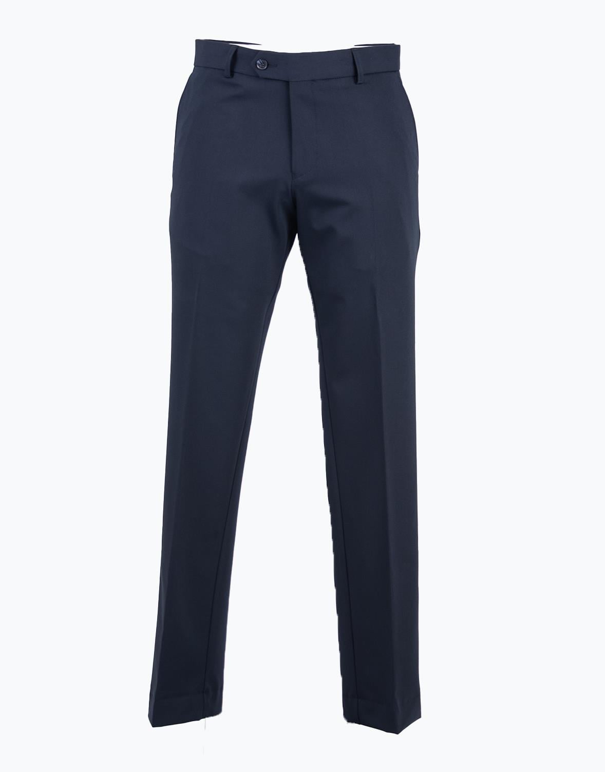 Erkek Klasik Pantolon Modern Fit Basic Esnek Günlük Lacivert