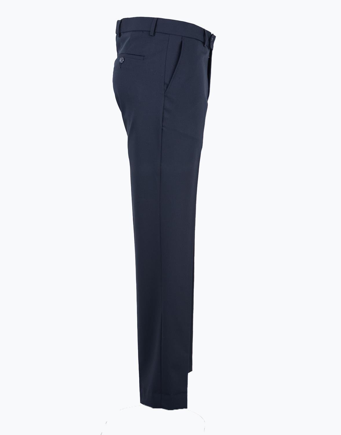 Erkek Klasik Pantolon Modern Fit Basic Esnek Günlük Lacivert