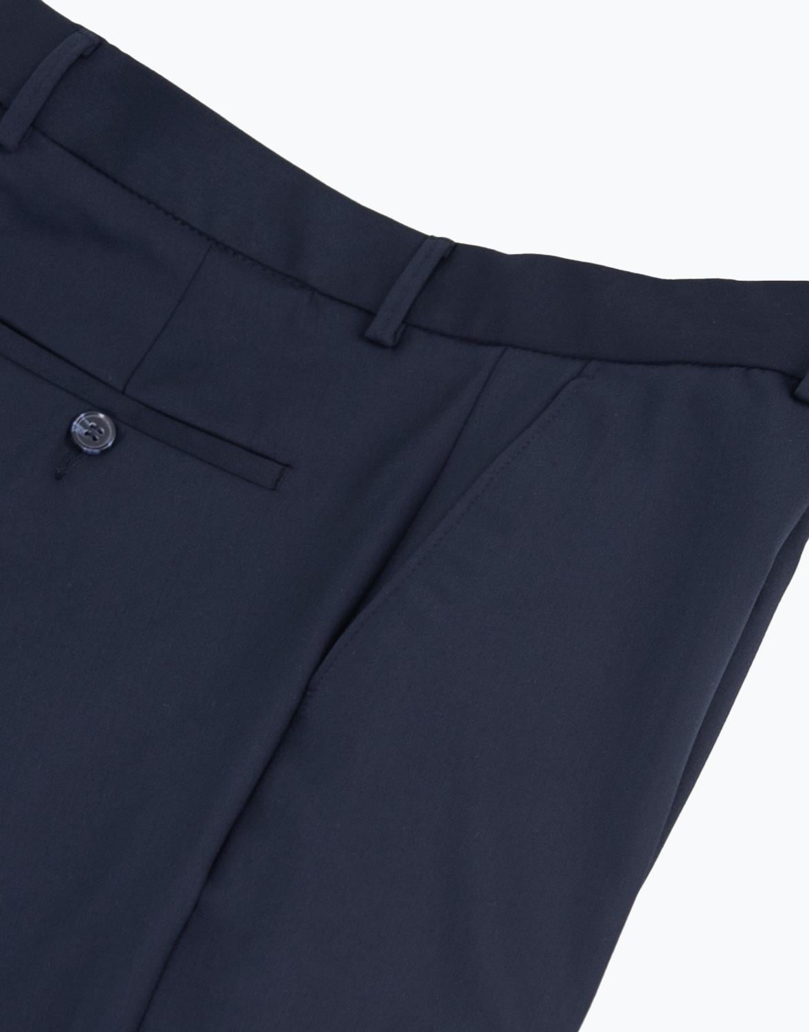 Erkek Klasik Pantolon Modern Fit Basic Esnek Günlük Lacivert