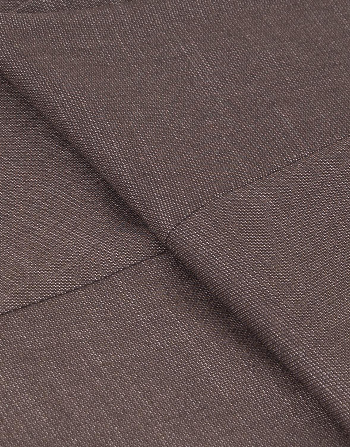 Erkek Klasik Pantolon Modern Fit Mevsimlik Dokulu Kahverengi