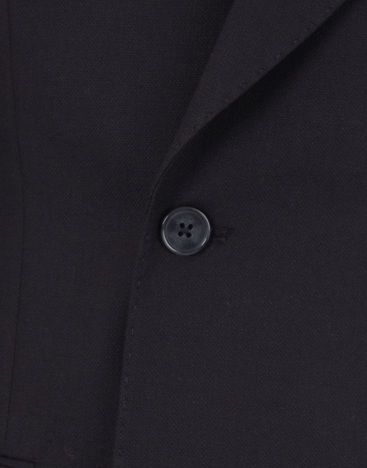 Erkek Kruvaze Takım Elbise Dokulu Modern Fit Siyah