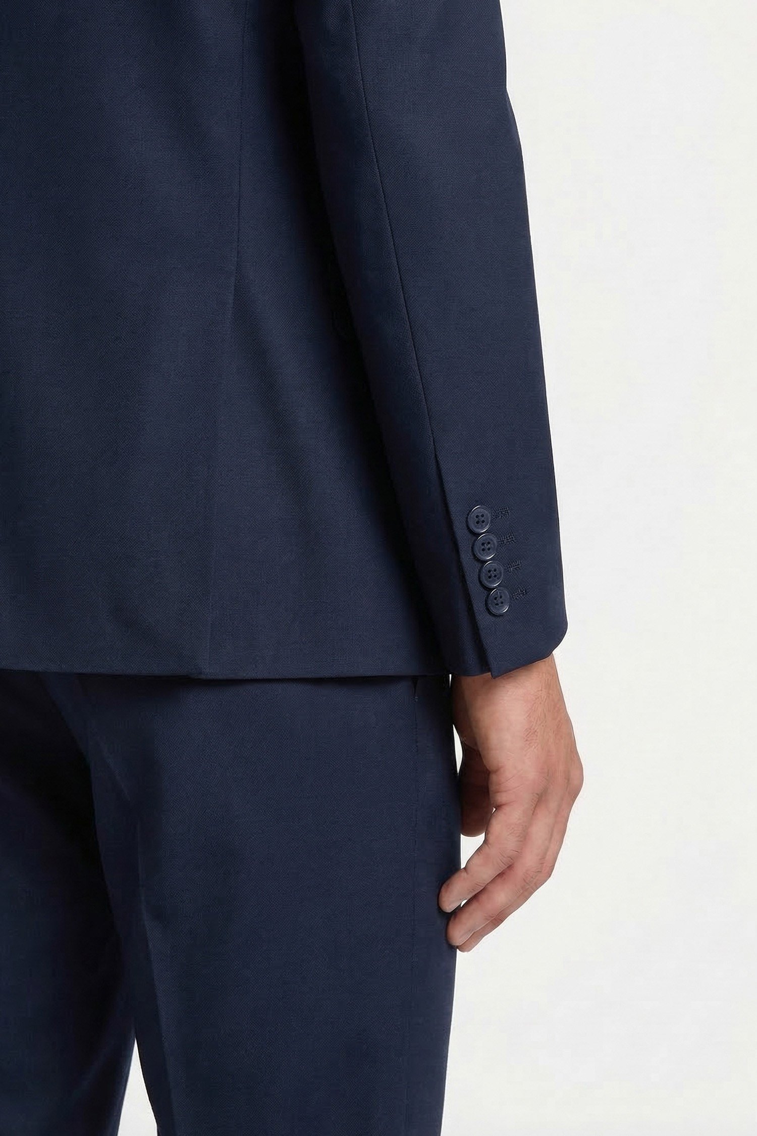 Erkek Kruvaze Takım Elbise | Modern Fit | Lacivert
