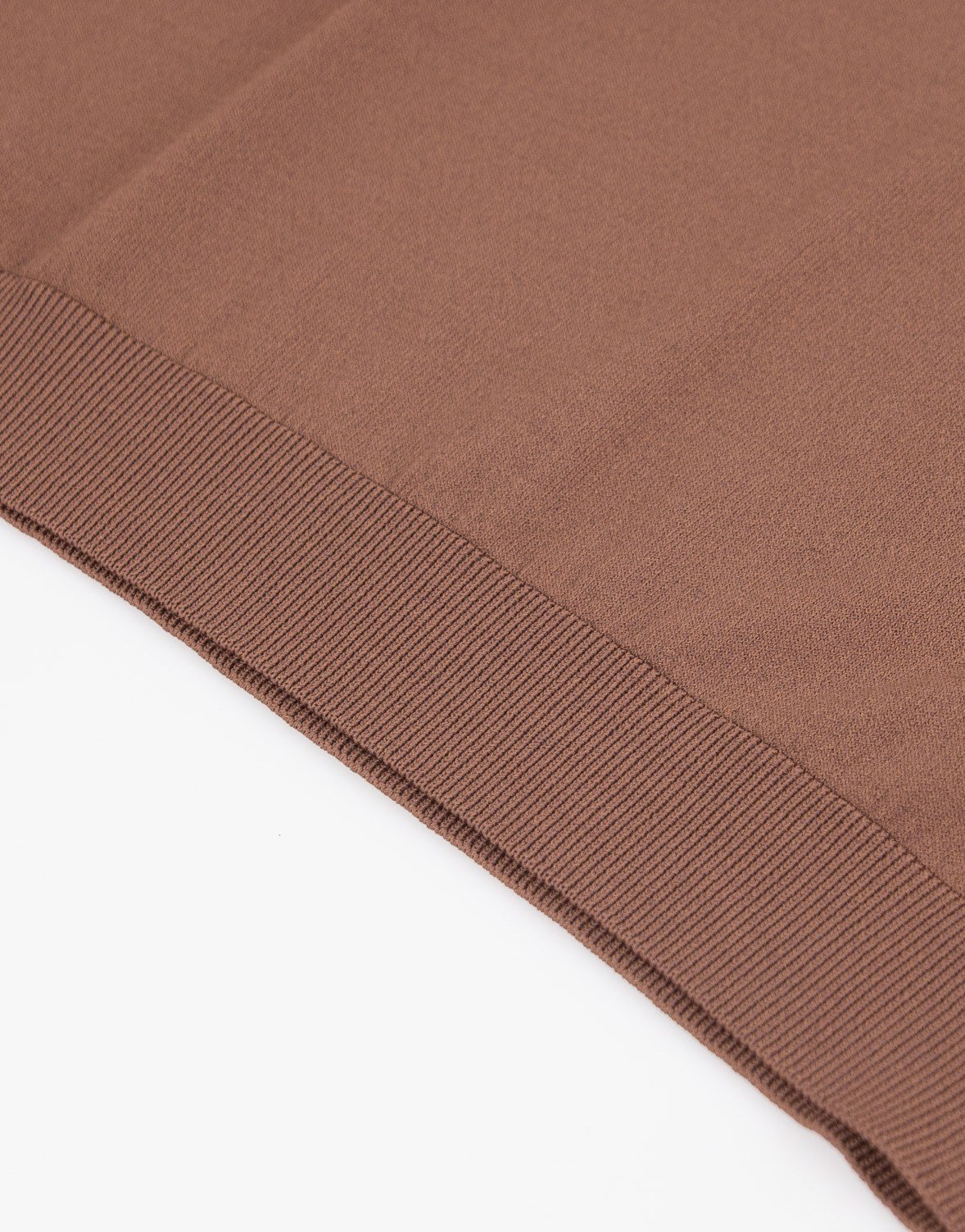 Erkek Polo V Yaka Tshirt Kahverengi