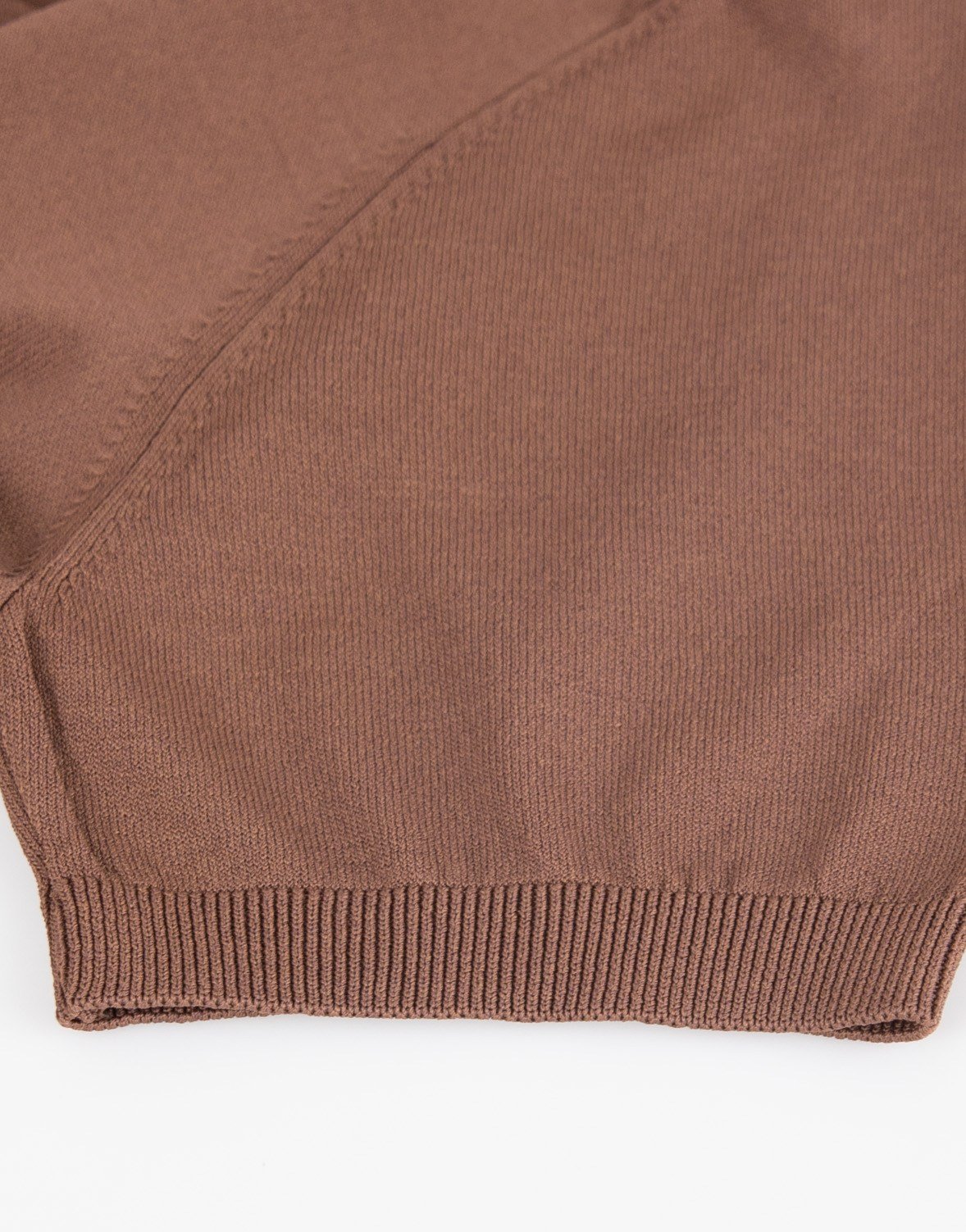 Erkek Polo V Yaka Tshirt Kahverengi