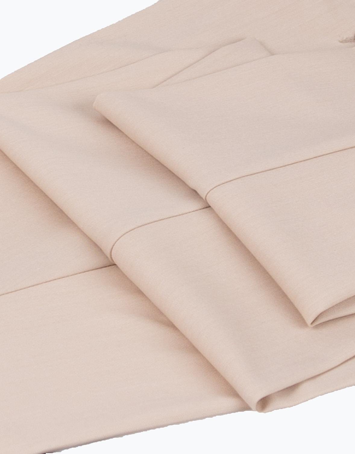 Erkek Tek Pile Tokalı Pantolon Bej