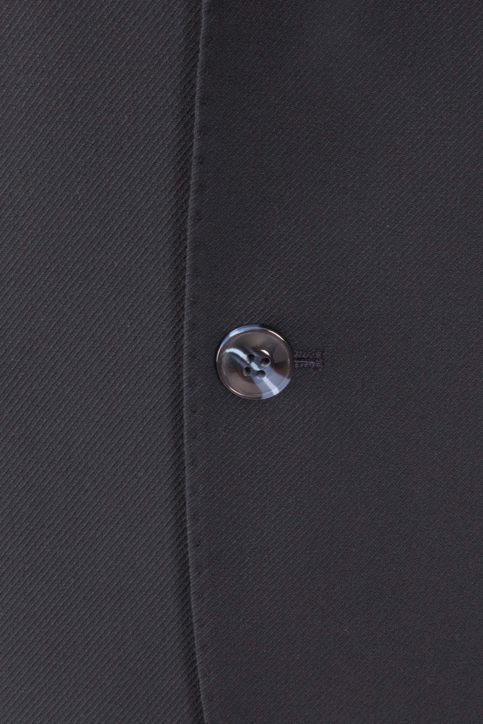 Erkek Yelekli Esnek Kendinden Dokulu Kırlangıç Yaka Takım Elbise Modern Fit Lacivert