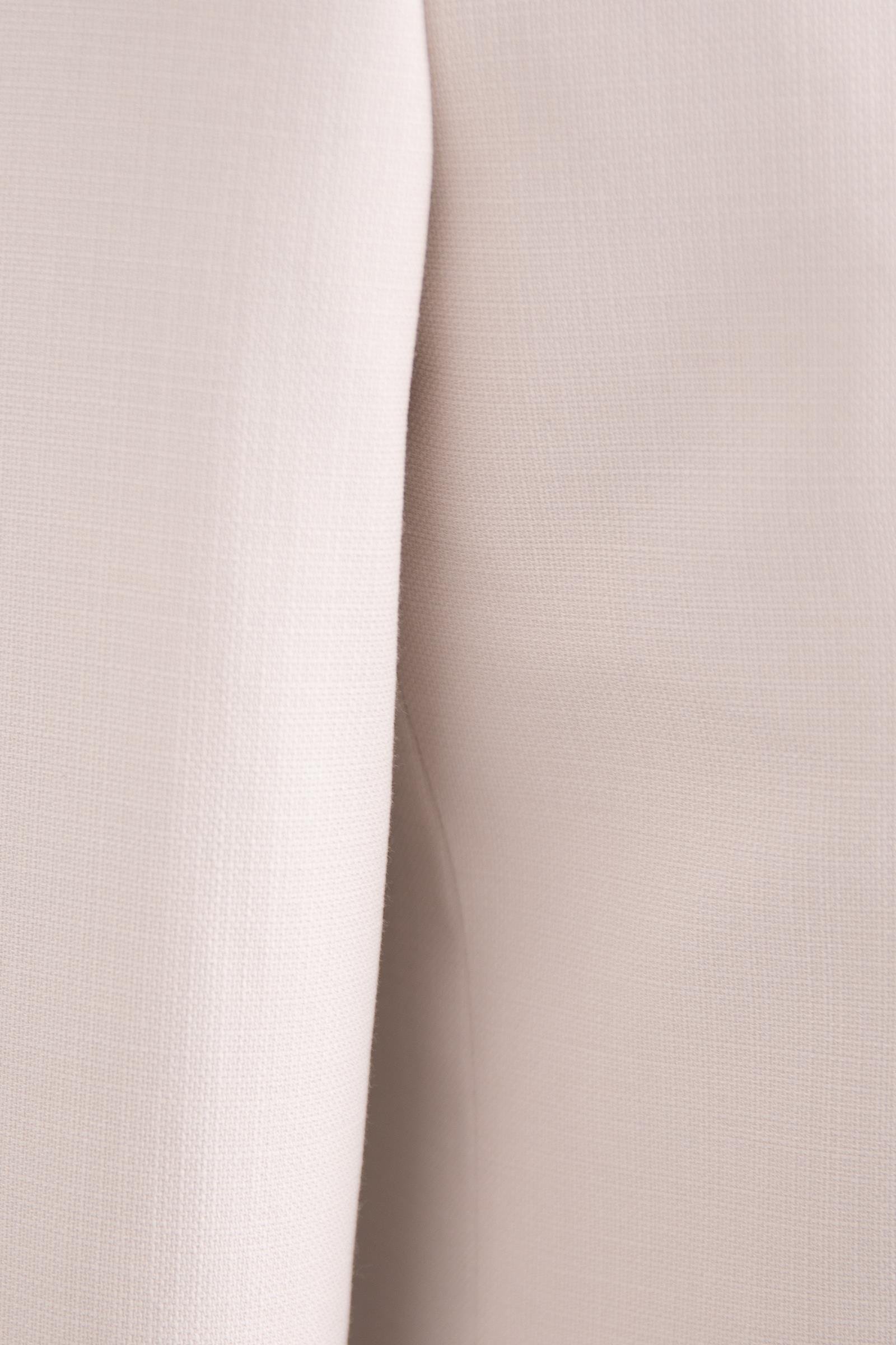 Erkek Yelekli Mono Yaka Takım Elbise Modern Fit Bej