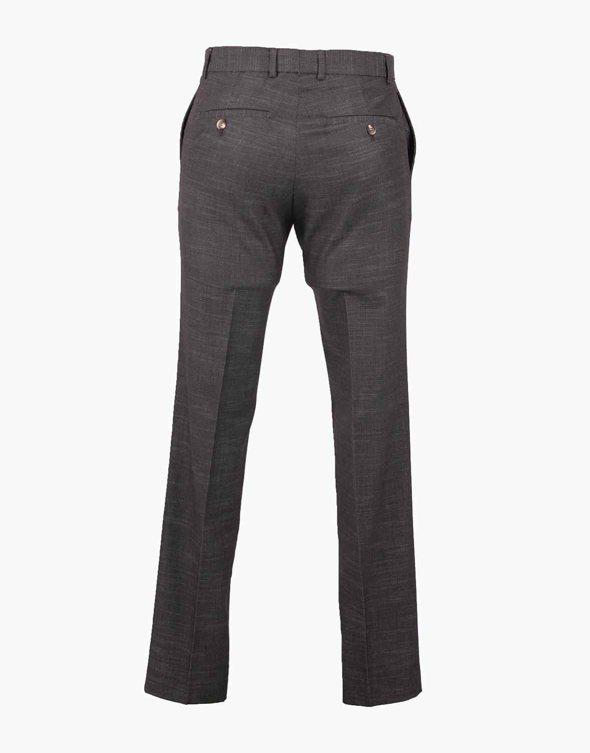Slim Fit Pantolon Koyu Kahve