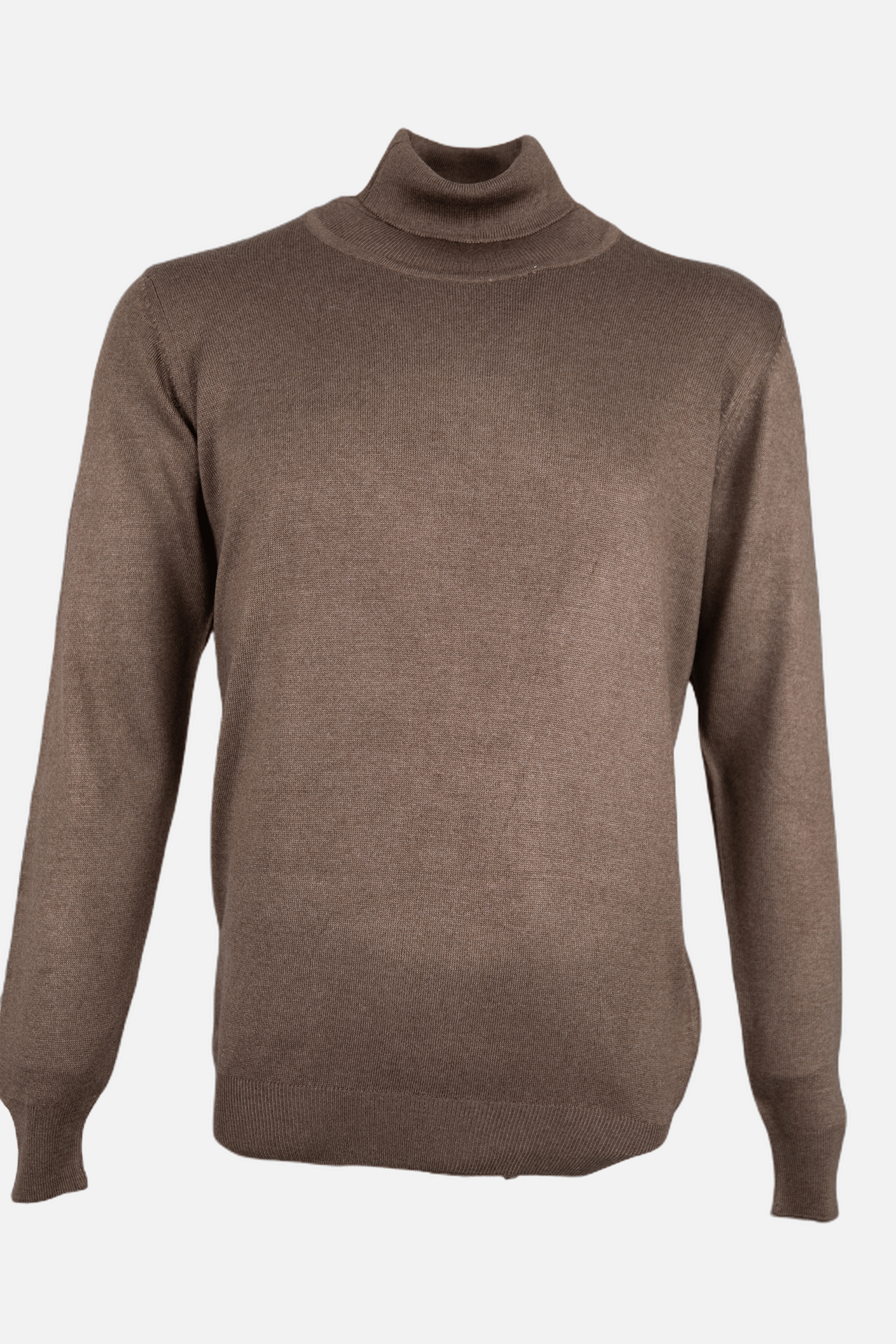 Tam Balıkçı Slim Fit Triko Kahverengi