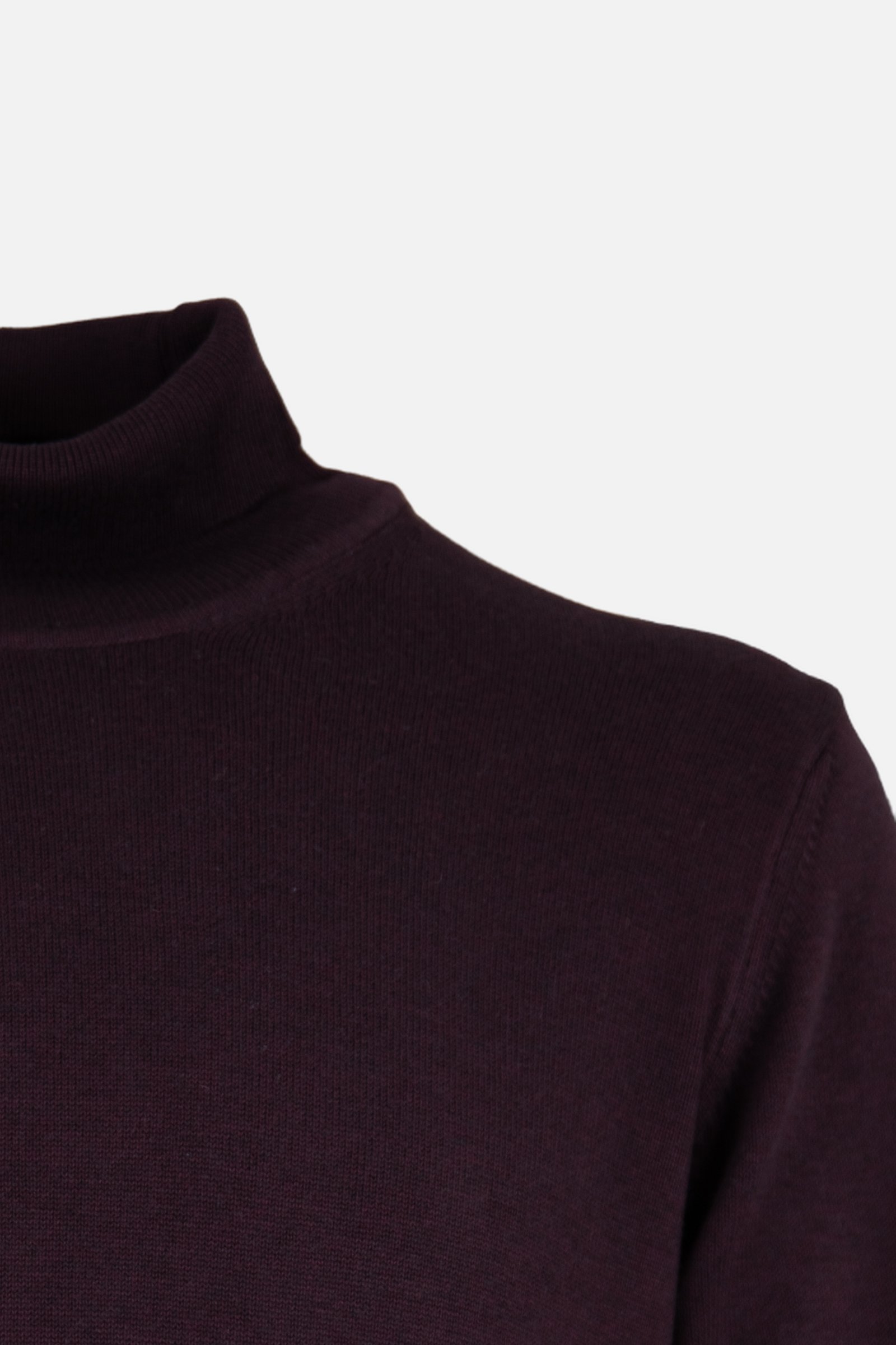 Tam Balıkçı Slim Fit Triko Mürdüm