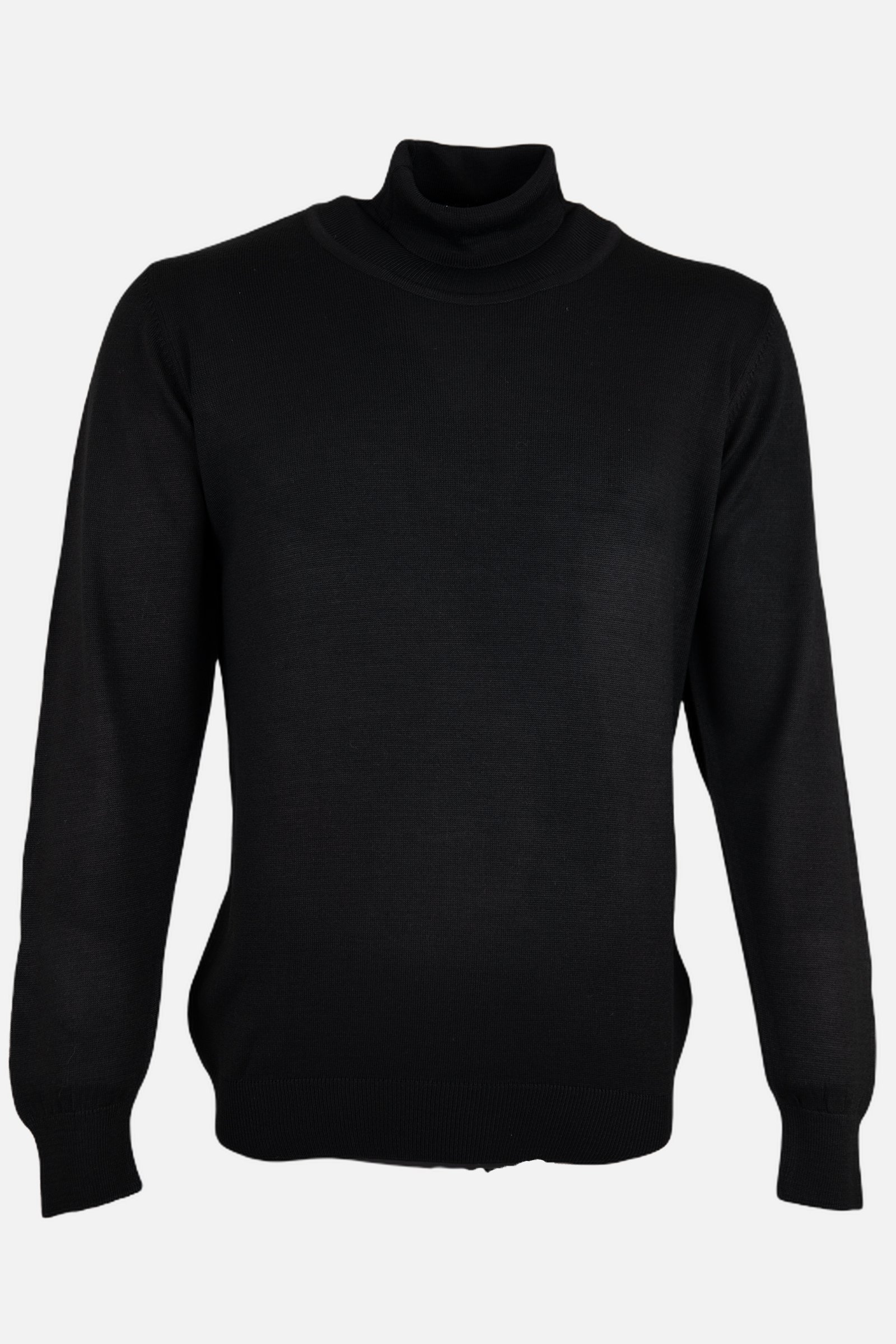 Tam Balıkçı Slim Fit Triko Siyah