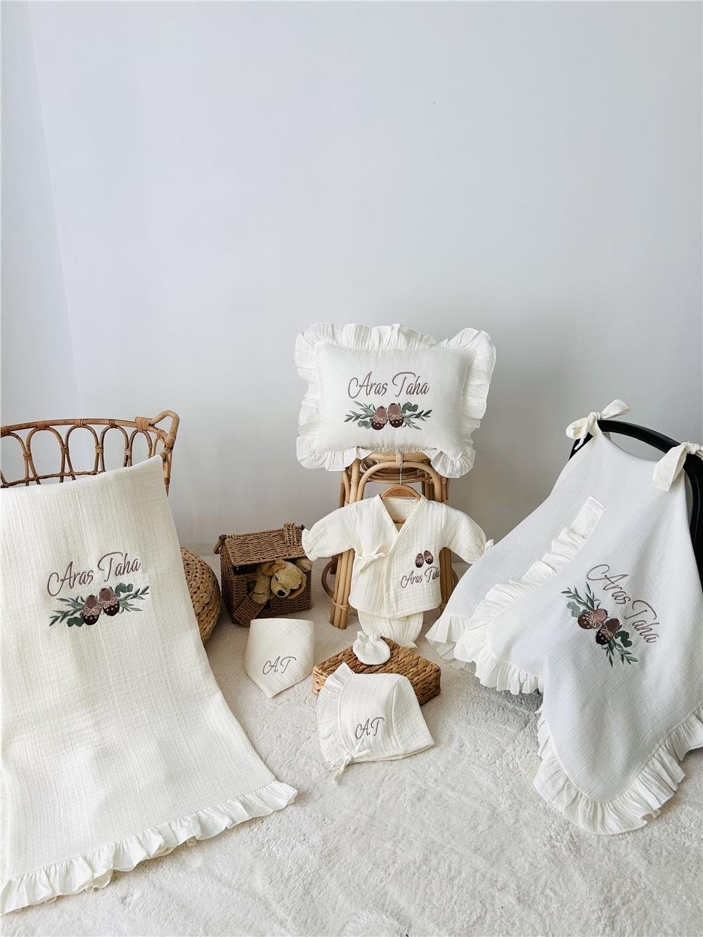Erkek Bebek Hastane Çıkışı DOUBLE SET 