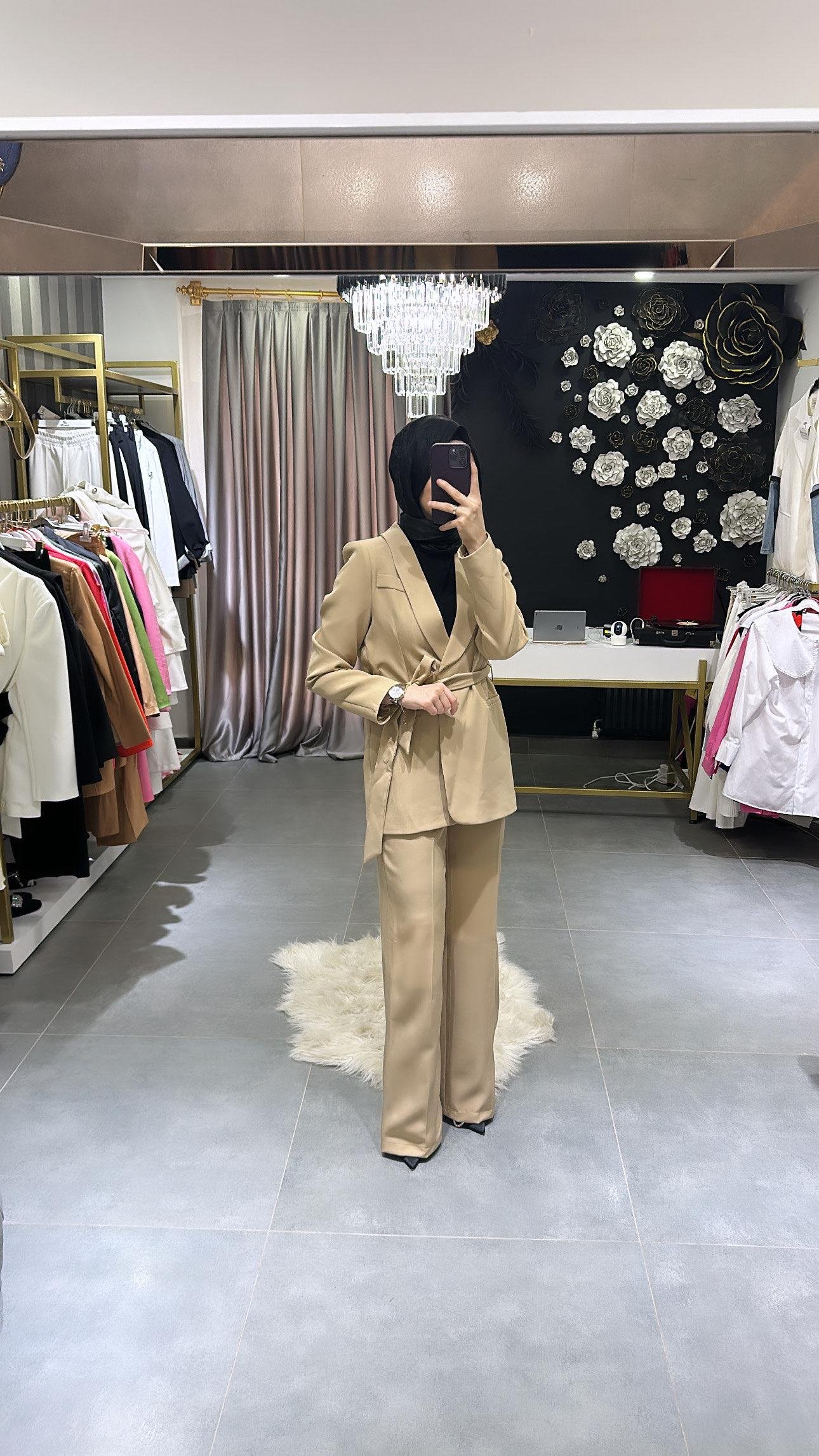 Camel Blazer Takım