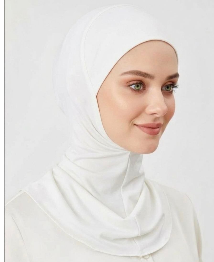Beyaz Boyunluklu Bone (Cotton)
