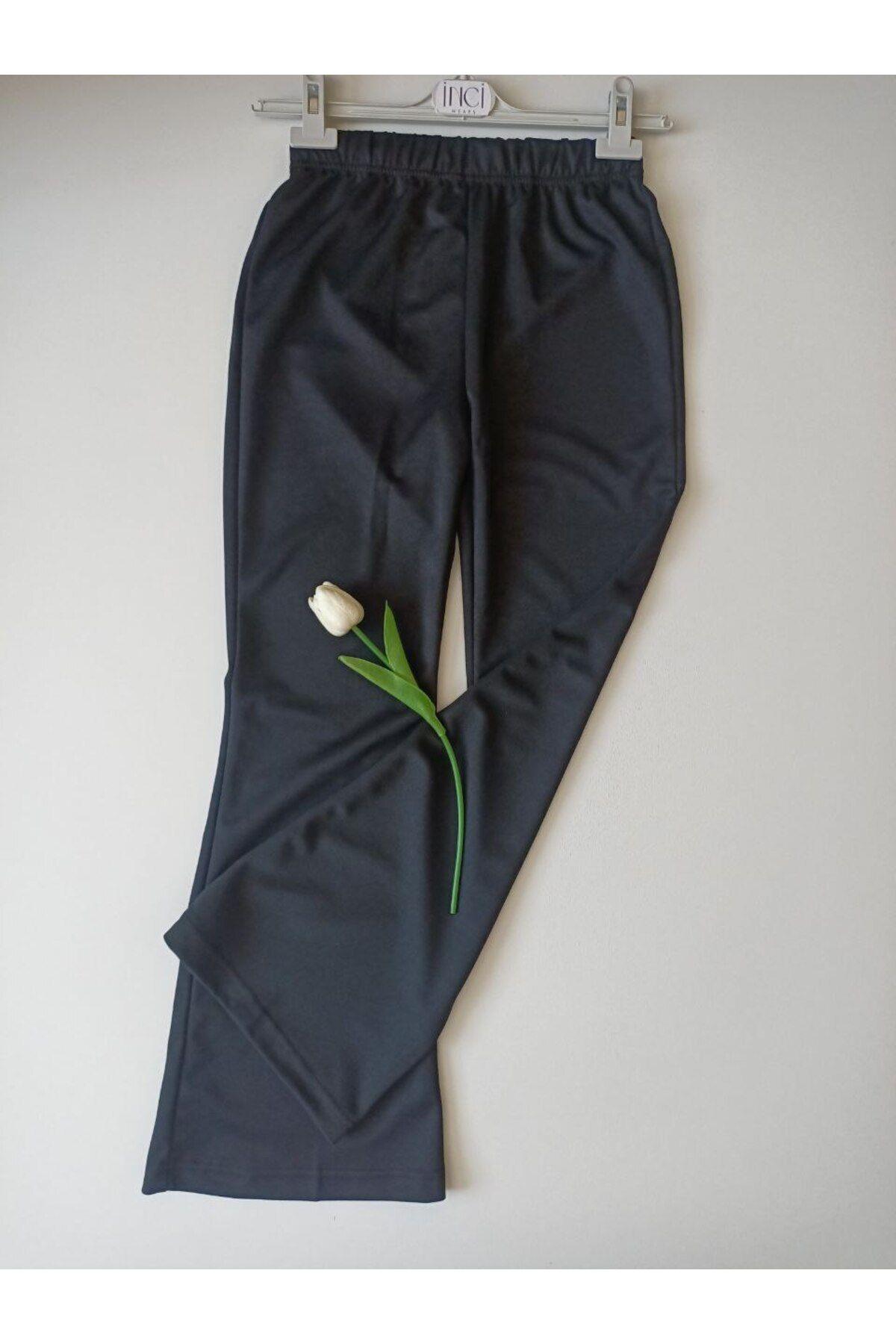 İspanyol Paça Crep Pantolon-050-camel