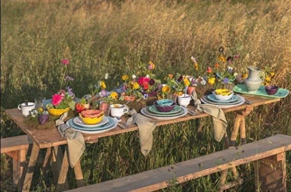 Flora Çiçek Formlu Yeşil Kase 12 cm 