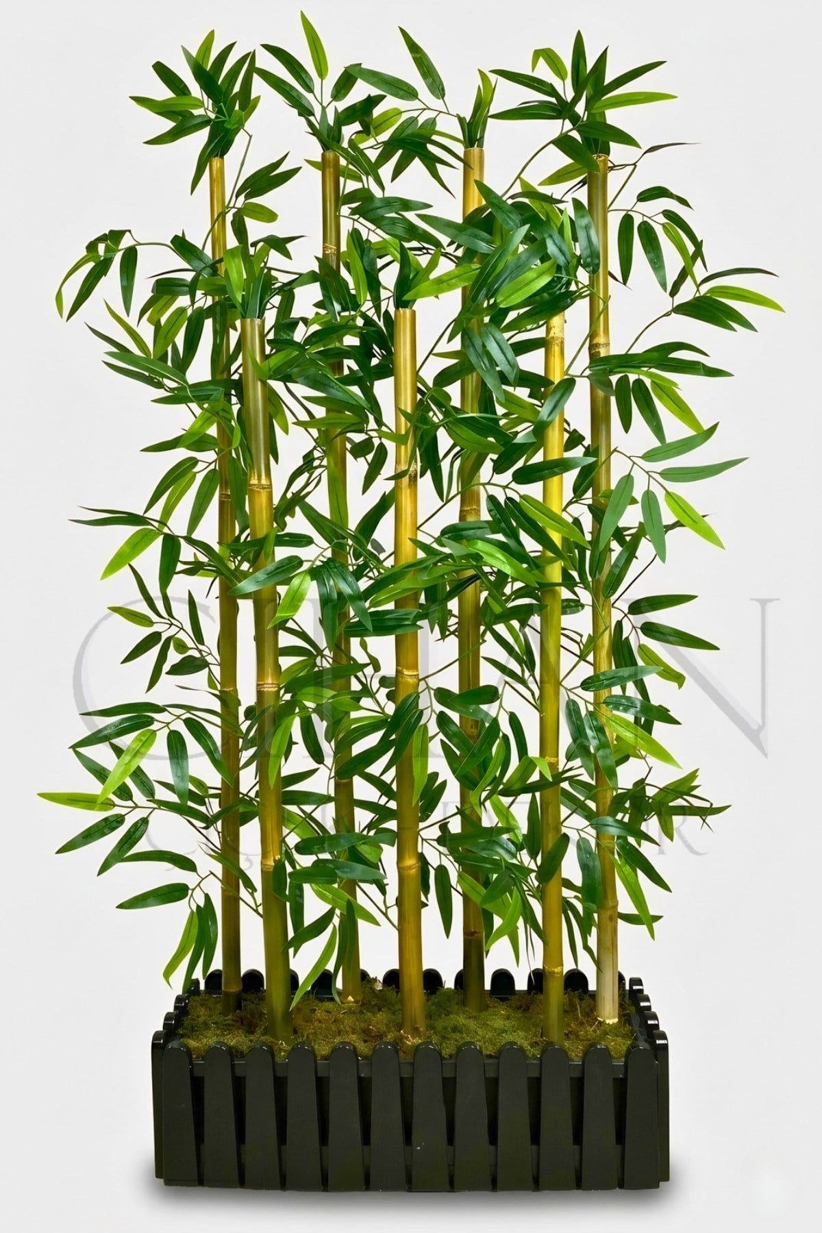 Bambu Seperatör 7 Adet Bambu Yoğun Yaprak 120 Cm ( 54x20x120)