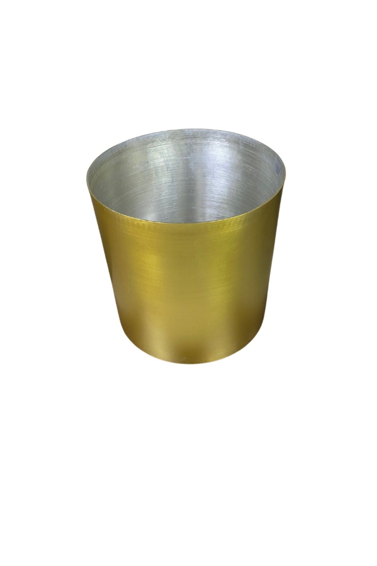 Gold Galvaniz Saksı 30x30 Paslanmaz