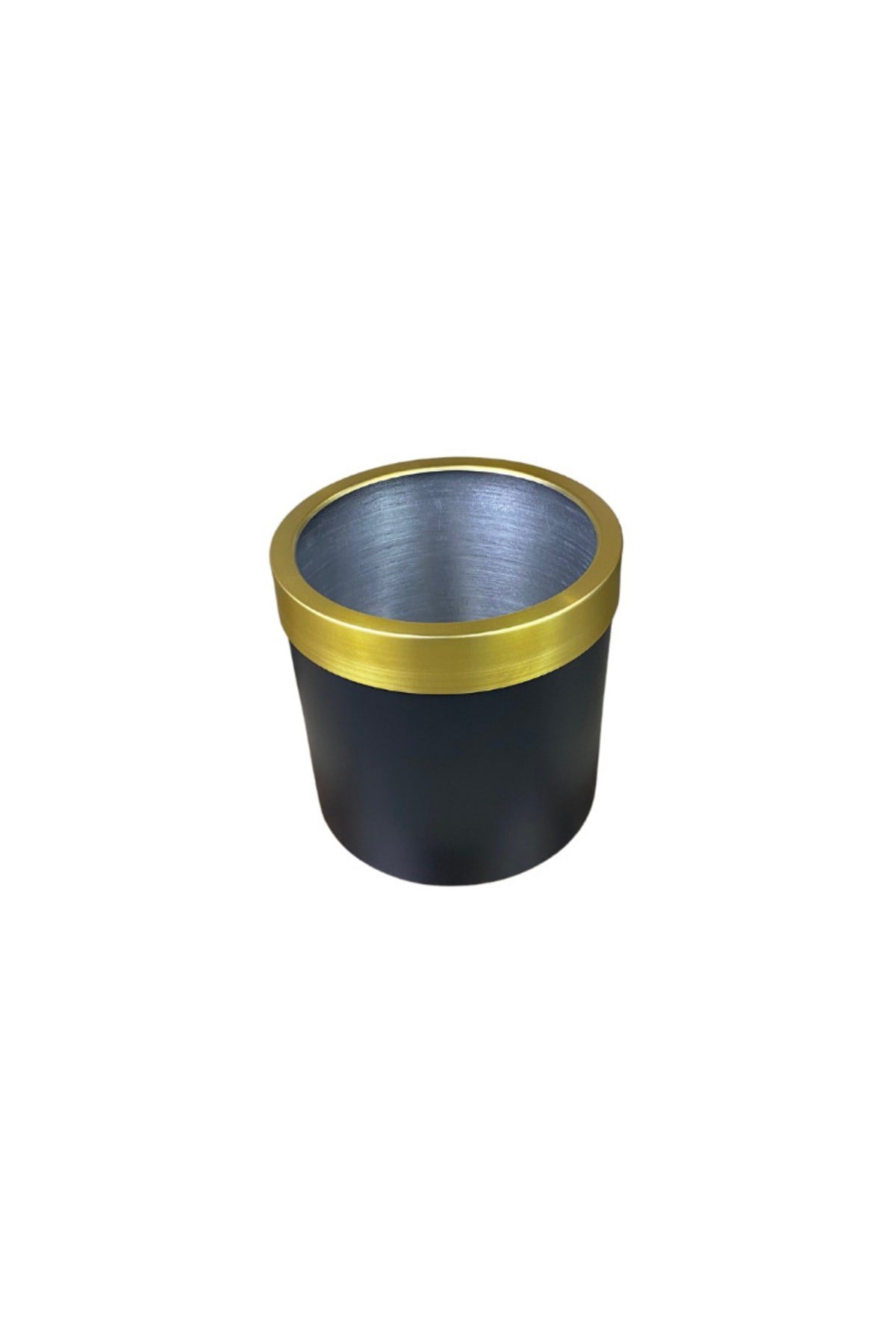 Gold Kemerli 30x30 Siyah Saksı