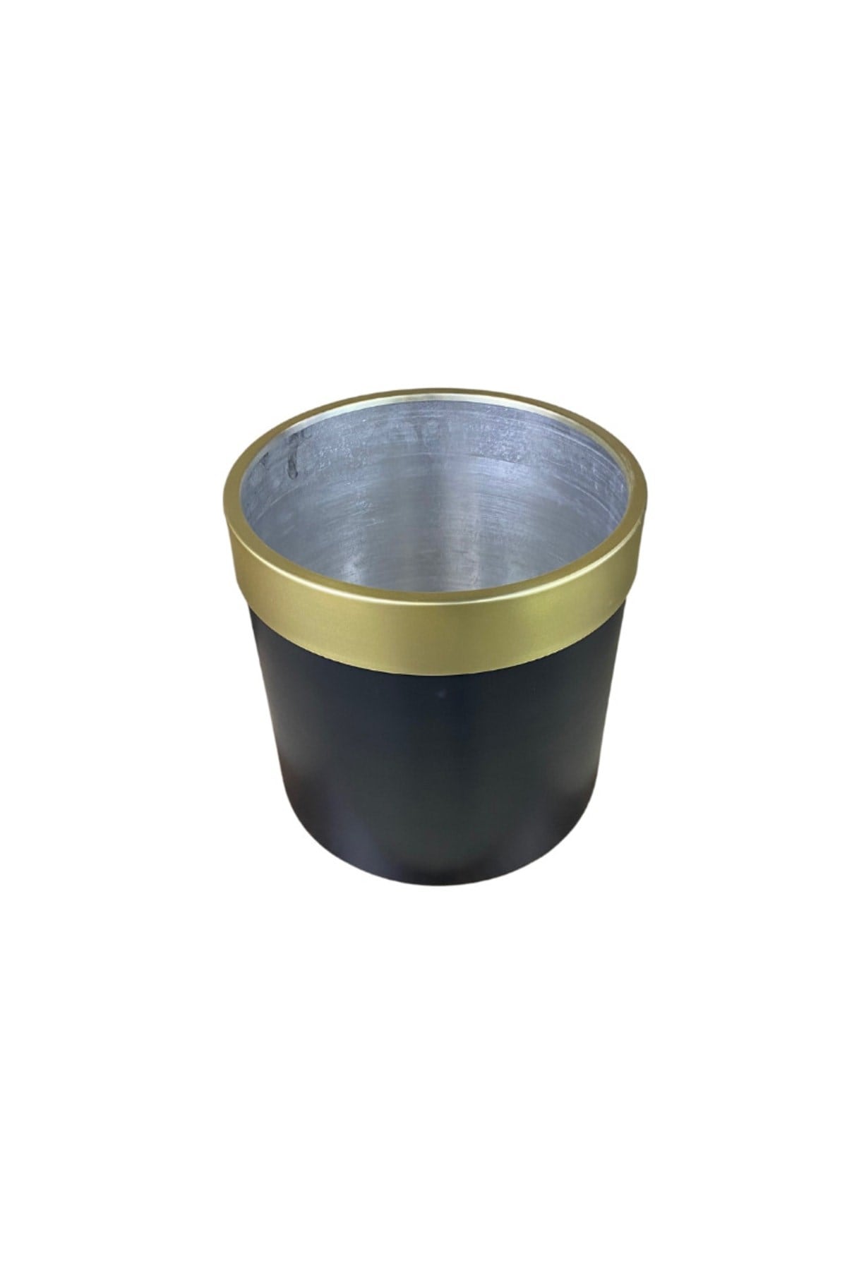 Gold Kemerli 35x35 Siyah Saksı