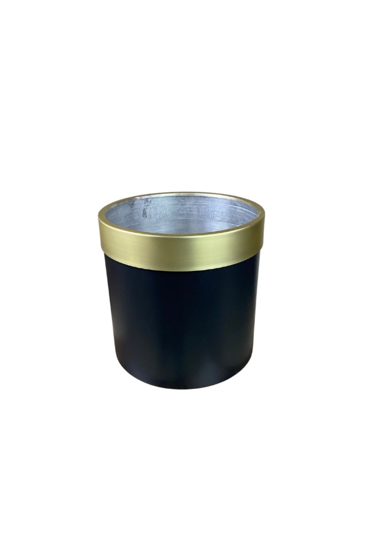 Gold Kemerli 35x35 Siyah Saksı